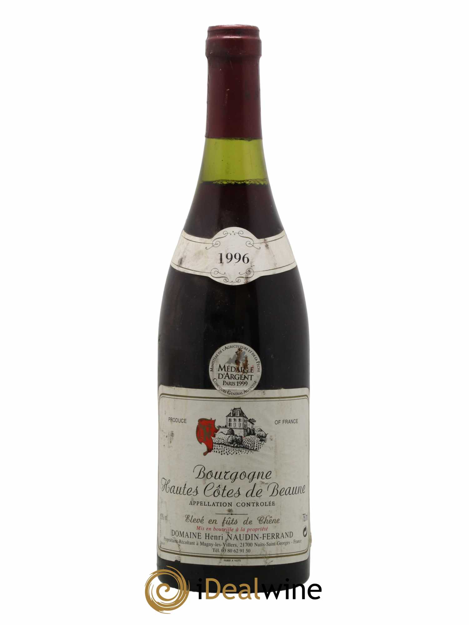 Hautes-Côtes de Beaune Domaine Henri Naudin Ferrand 1996 - Lot de 1 bouteille - 0