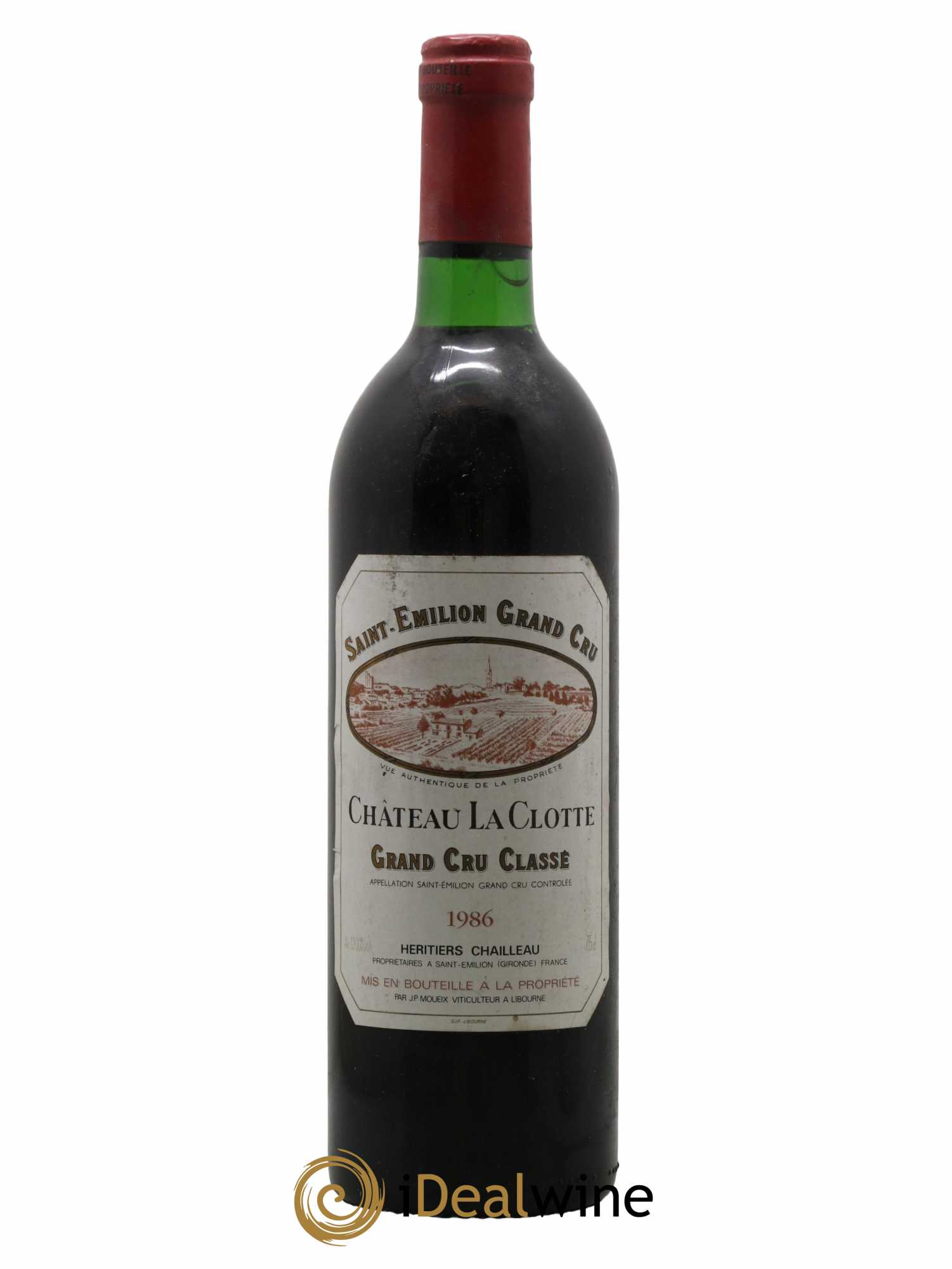 Château la Clotte 1986 - Lot de 1 bouteille - 0