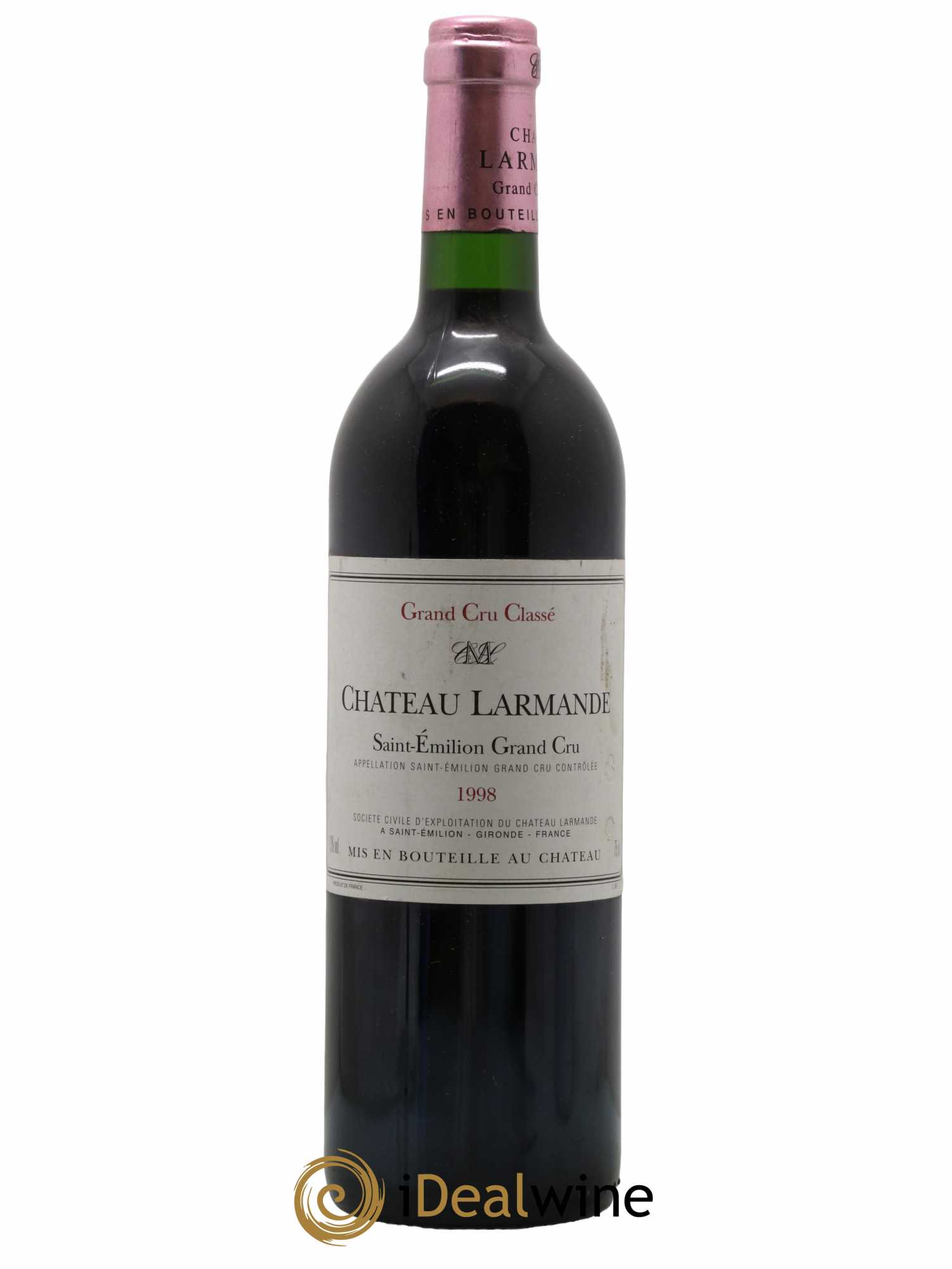Château Larmande Grand Cru Classé 1998 - Lot de 1 bouteille - 0
