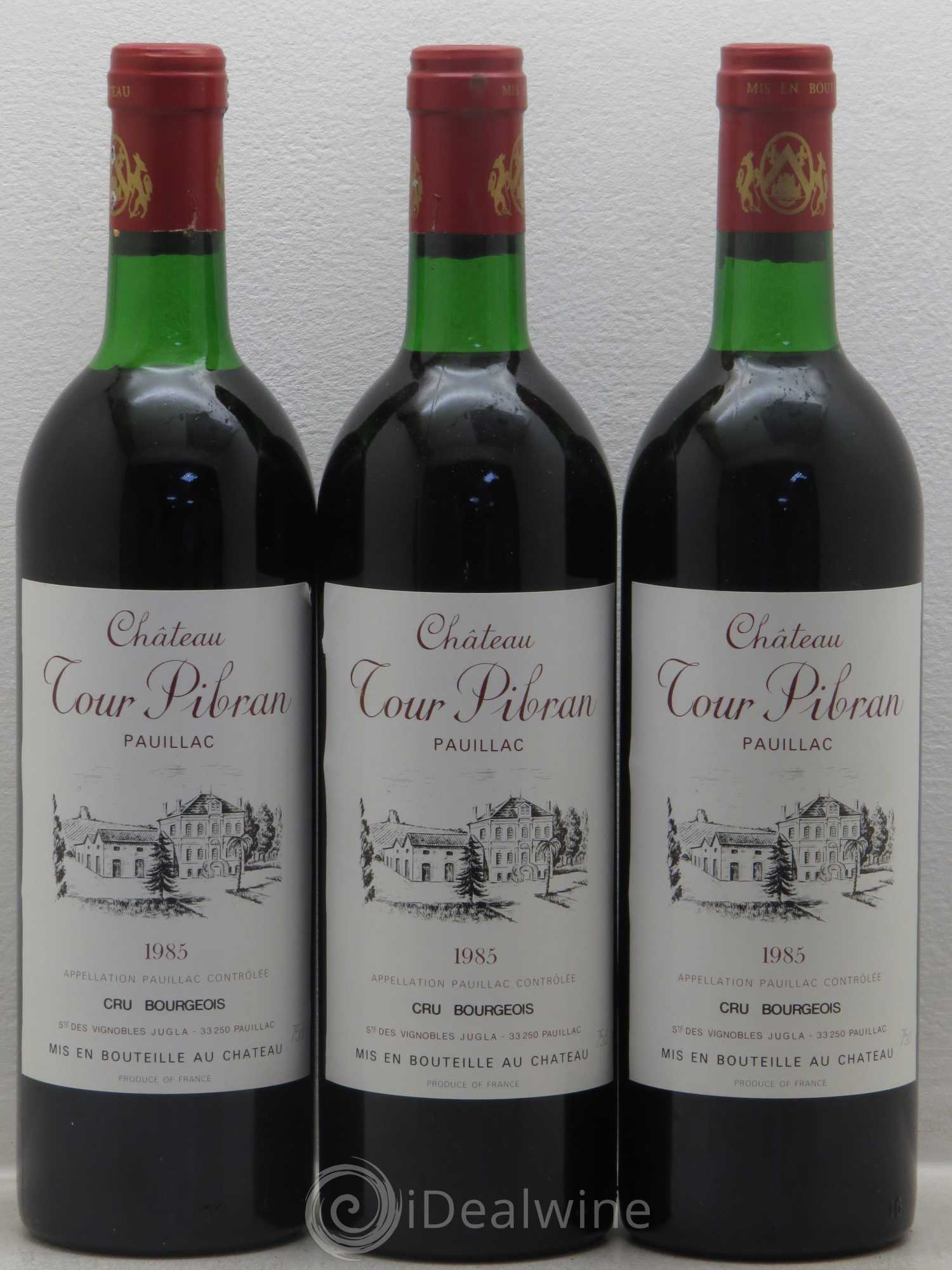 Château Tour Pibran Cru Bourgeois 1985 - Lot de 12 bouteilles - 4