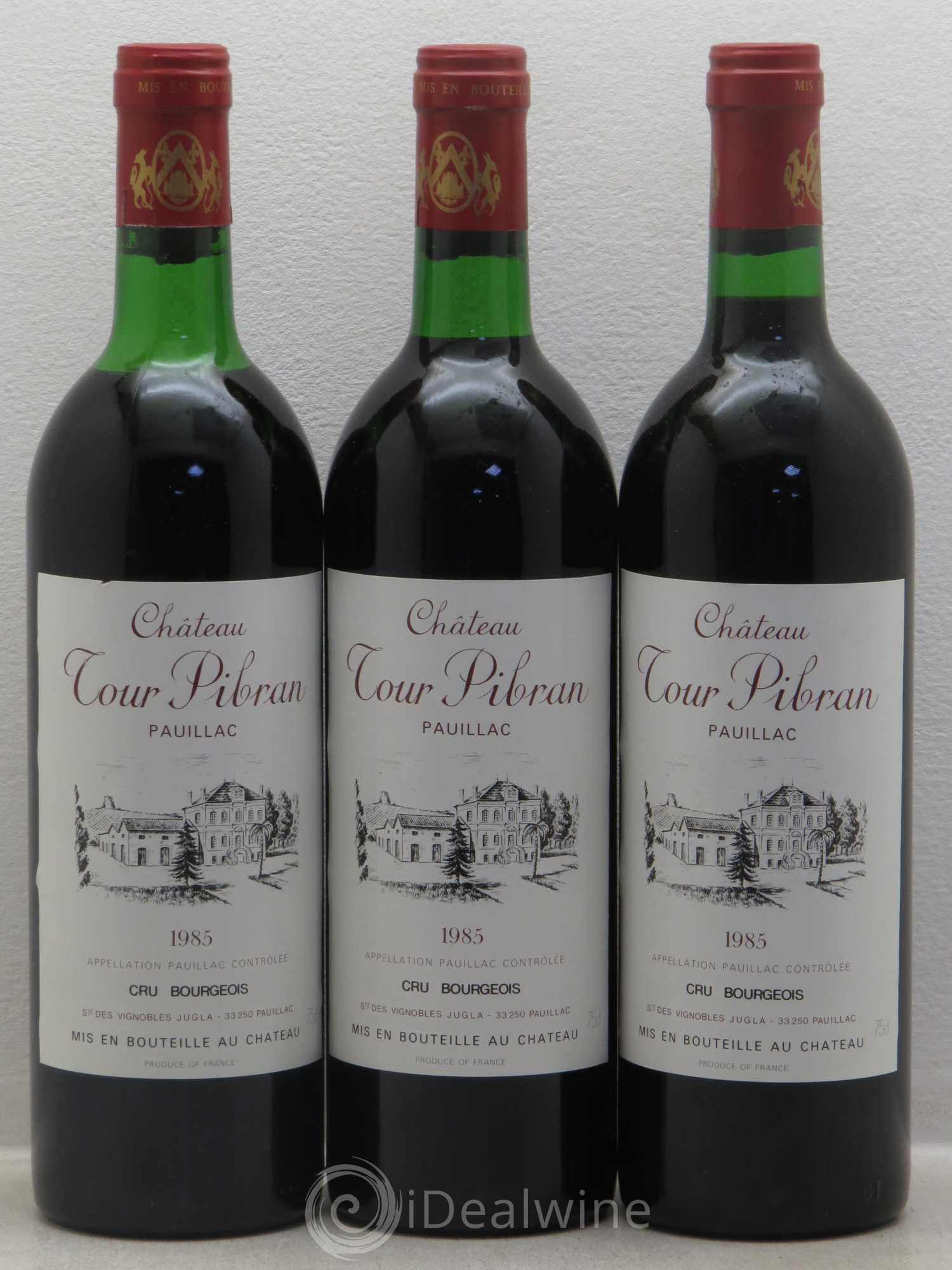 Château Tour Pibran Cru Bourgeois 1985 - Lot de 12 bouteilles - 4