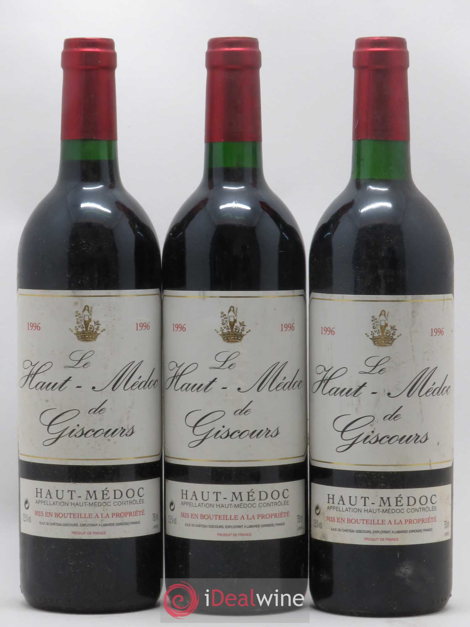 Haut-Médoc de Giscours 1996 - Lot de 6 bouteilles - 1