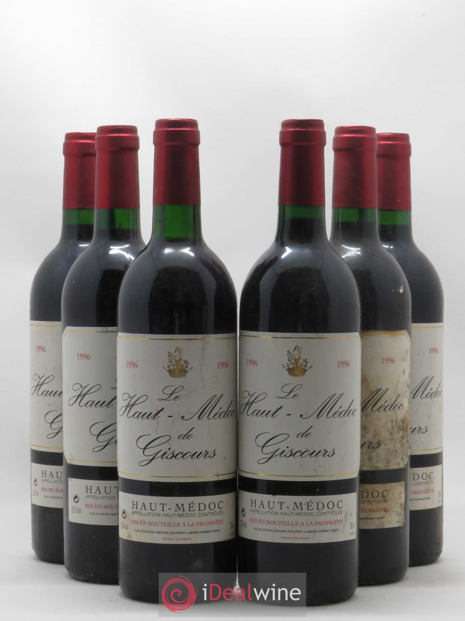 Haut-Médoc de Giscours 1996 - Lot de 6 bouteilles - 0