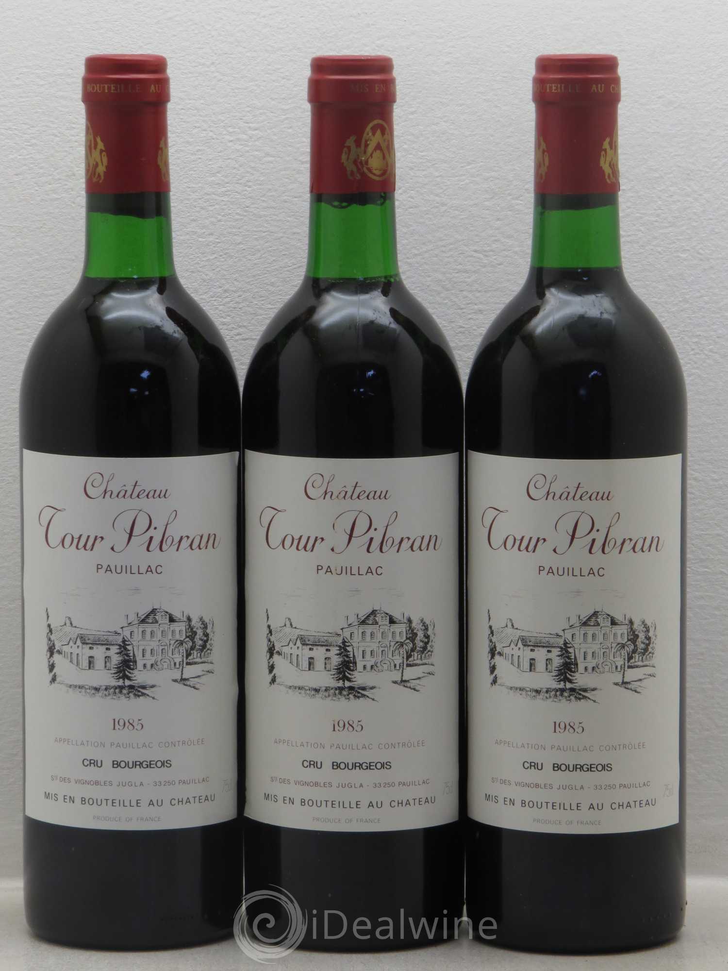 Château Tour Pibran Cru Bourgeois 1985 - Lot de 6 bouteilles - 2