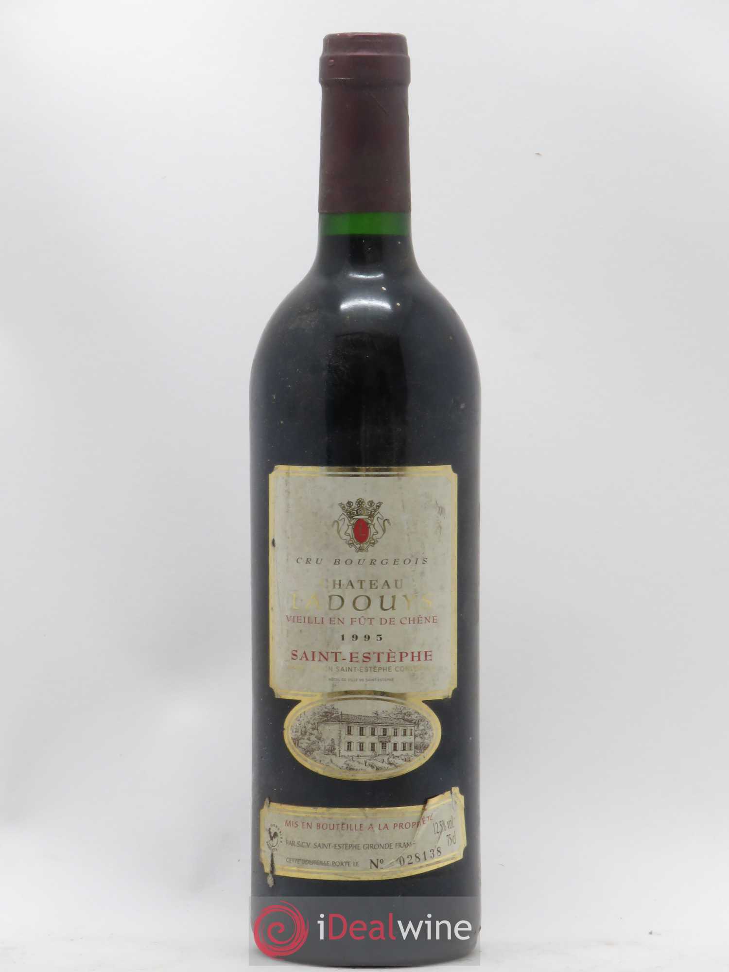 Château Saint-Estèphe Château Ladouys (sans prix de réserve) 1995 - Posten von 1 Flasche - 0