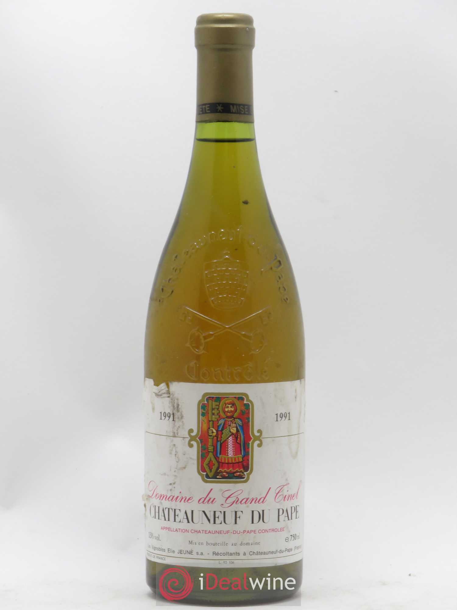 Châteauneuf-du-Pape Domaine du Grand Tinel 1991 - Lot de 1 bouteille - 0