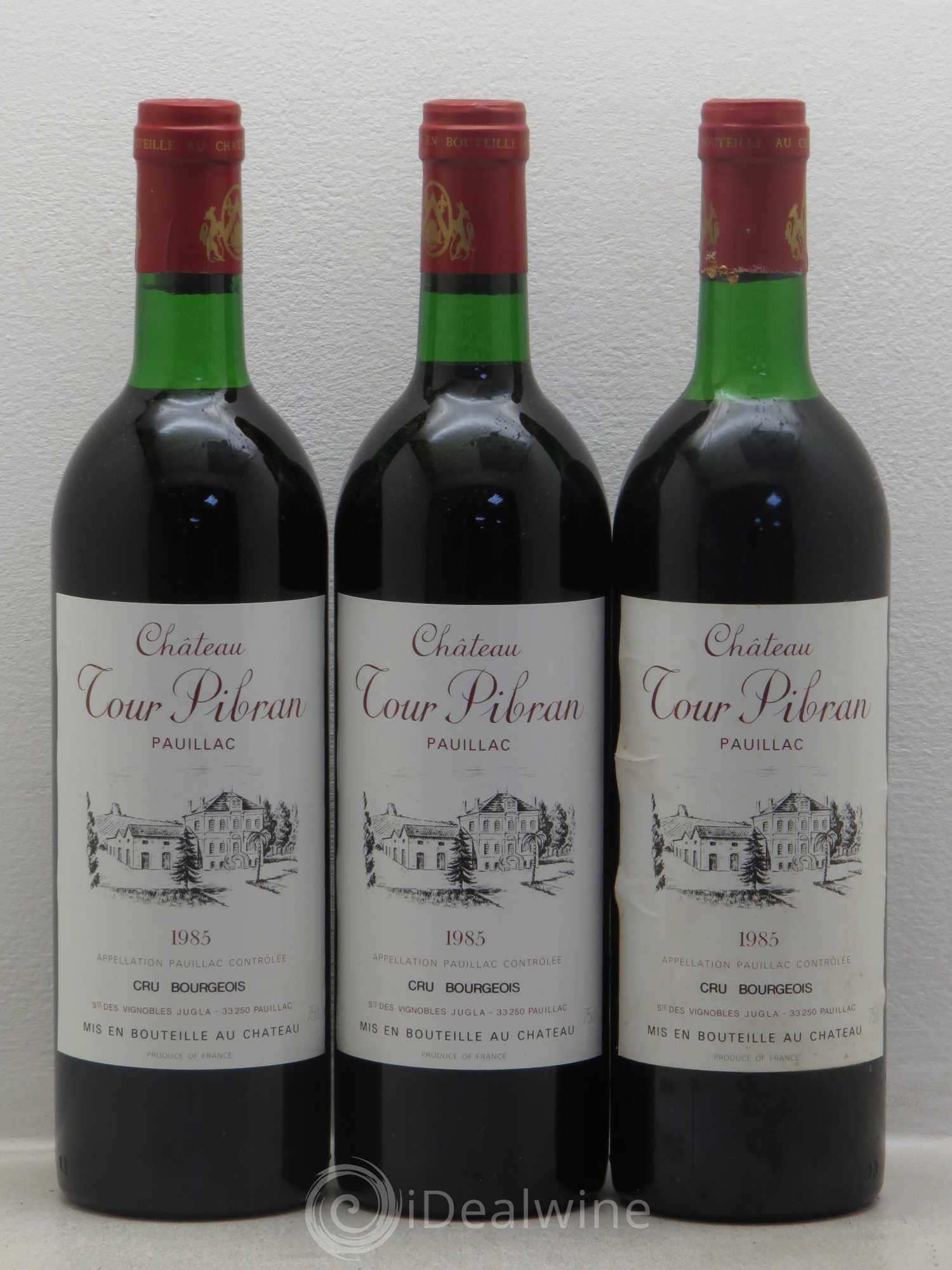 Château Tour Pibran Cru Bourgeois 1985 - Lot de 6 bouteilles - 2
