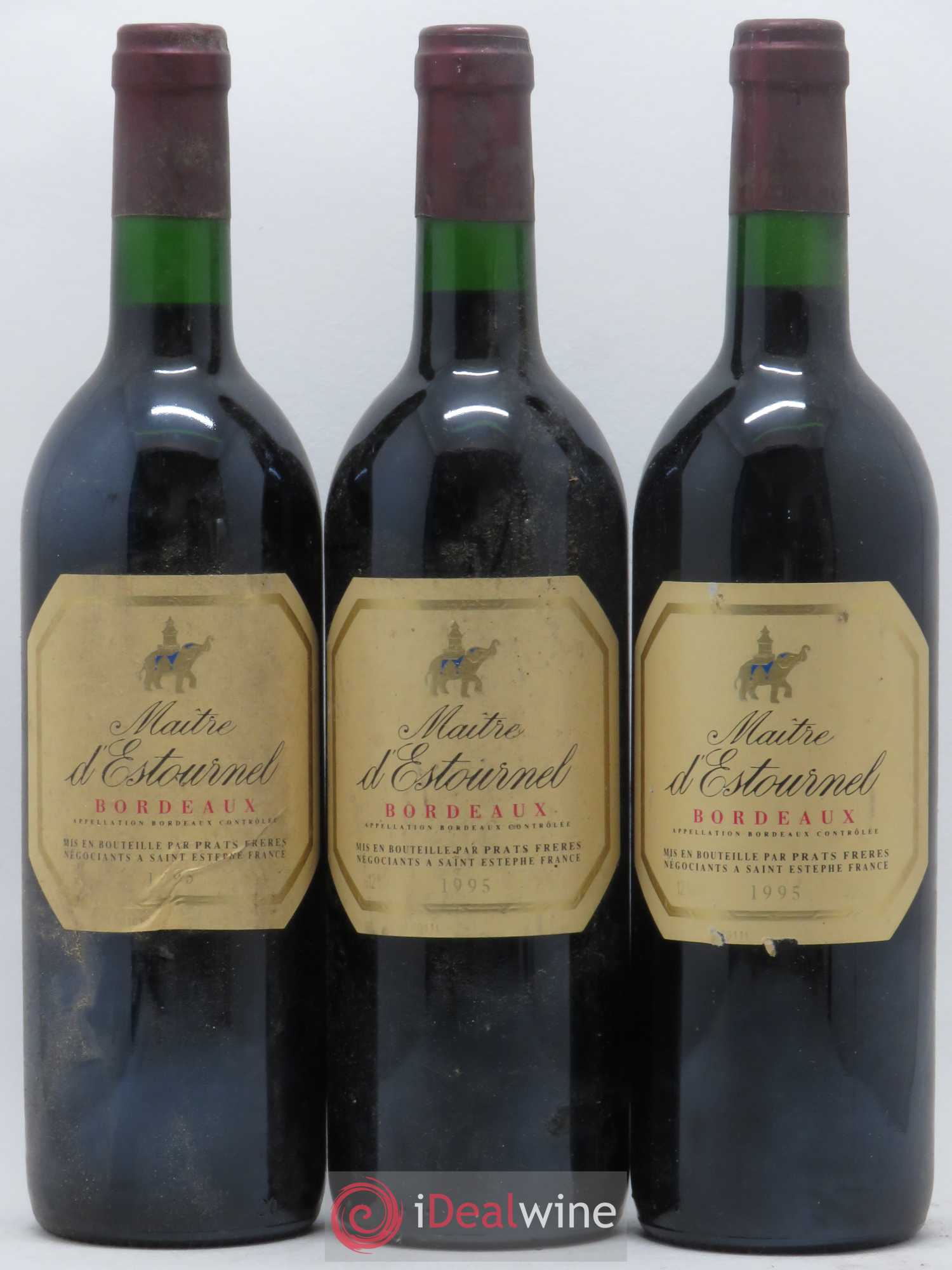 Bordeaux Maître d'Estournel (sans prix de réserve) 1995 - Posten von 6 Flaschen - 2