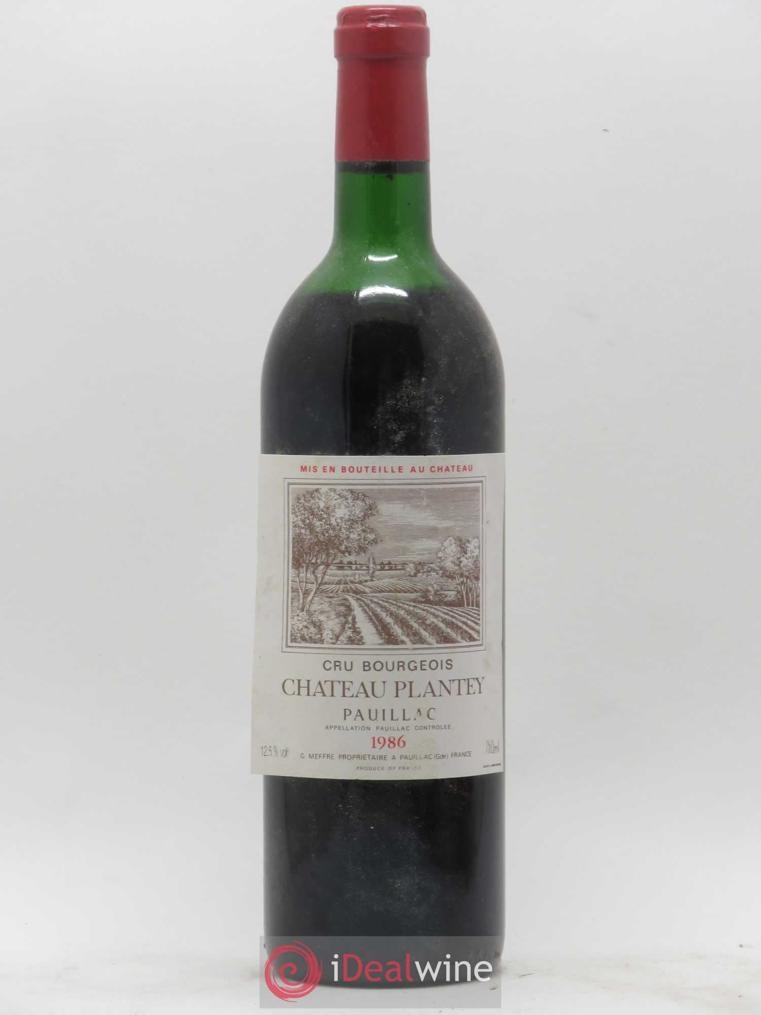 Château Plantey Cru Bourgeois (sans prix de réserve) 1986 - Lot de 1 bouteille - 0