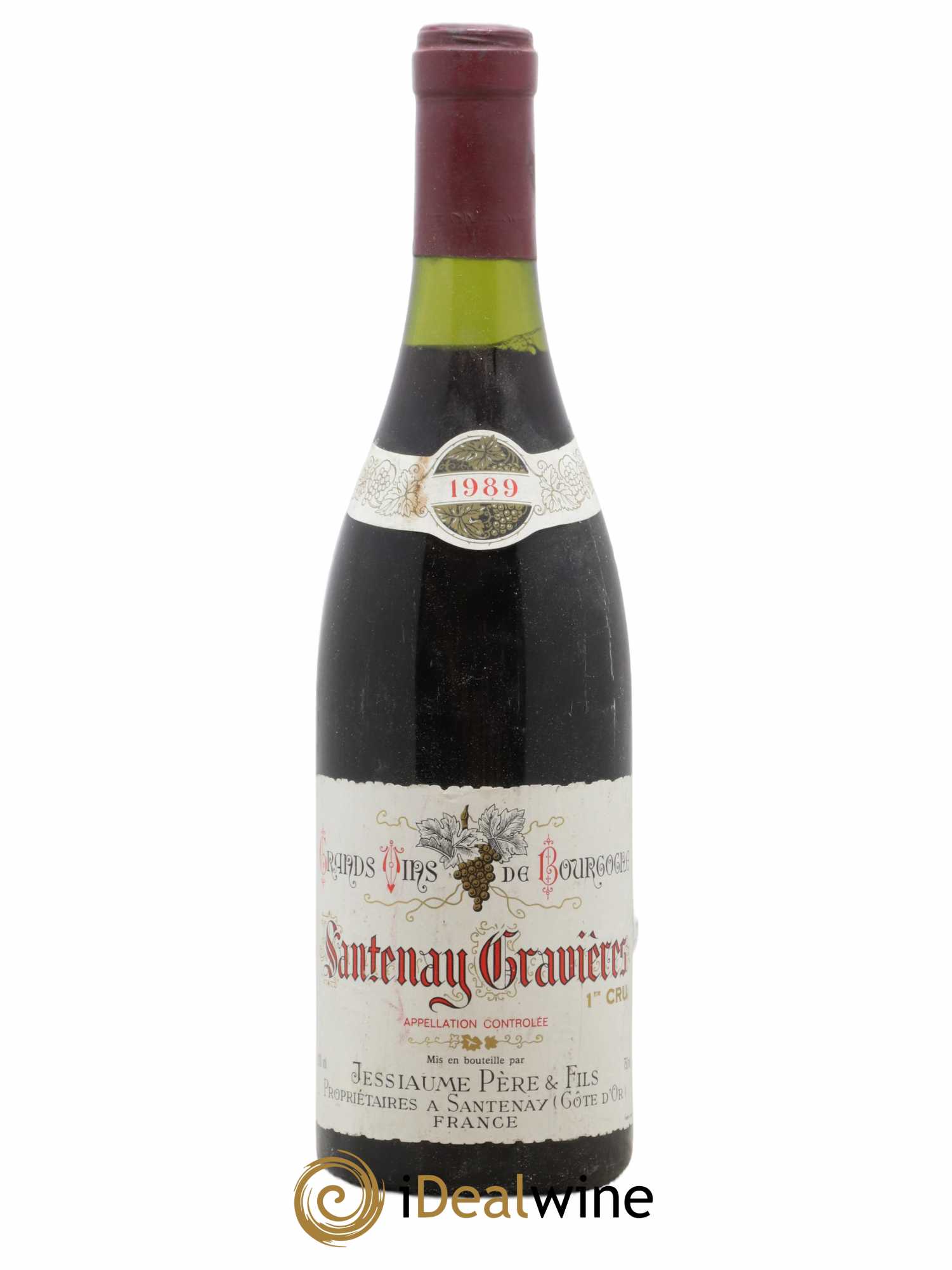 Santenay 1er Cru Gravieres Domaine Jessiaume 1989 - Lot of 1 bottle - 0