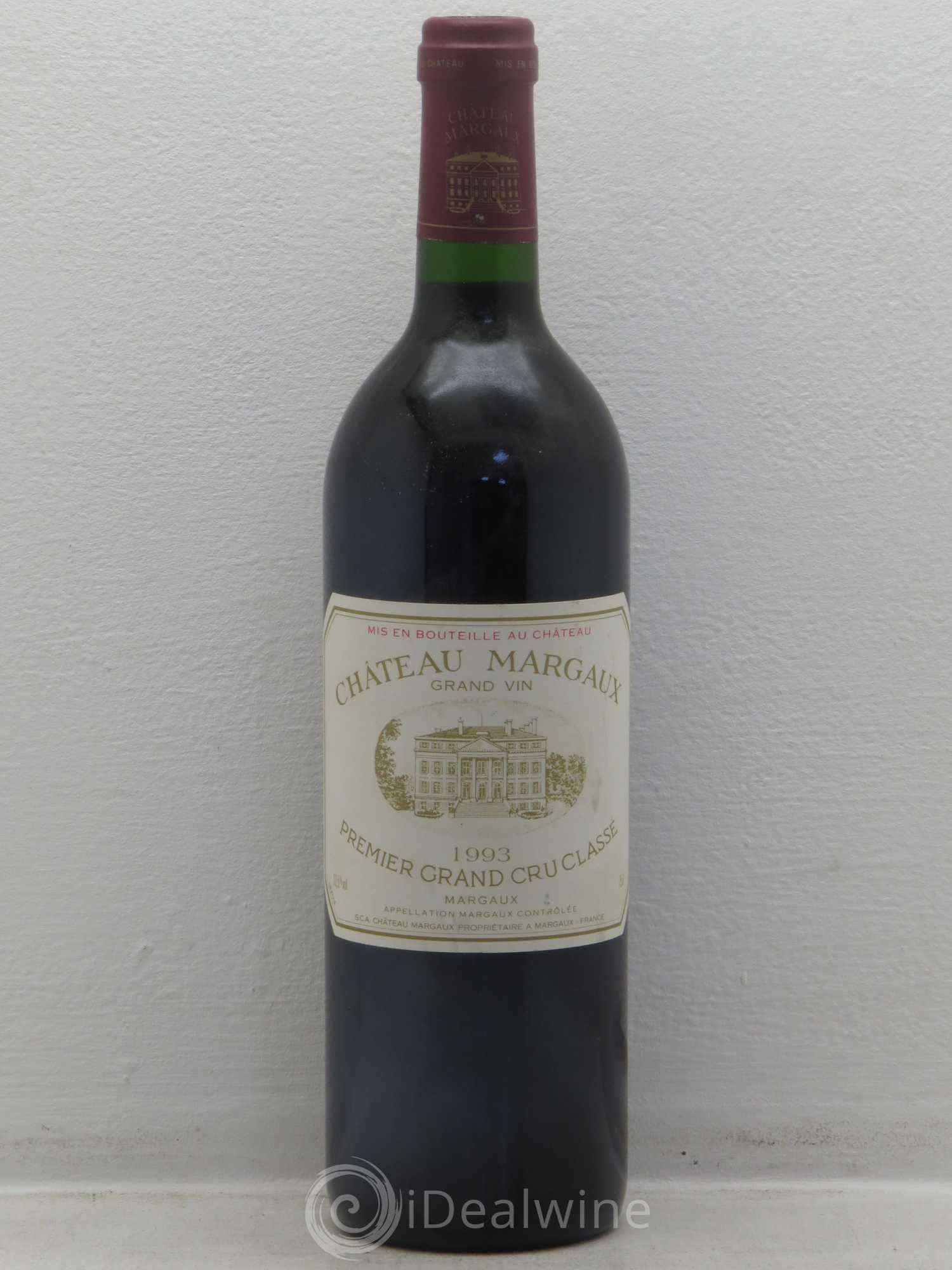 Château Margaux 1er Grand Cru Classé 1993 - Lot de 1 bouteille - 0