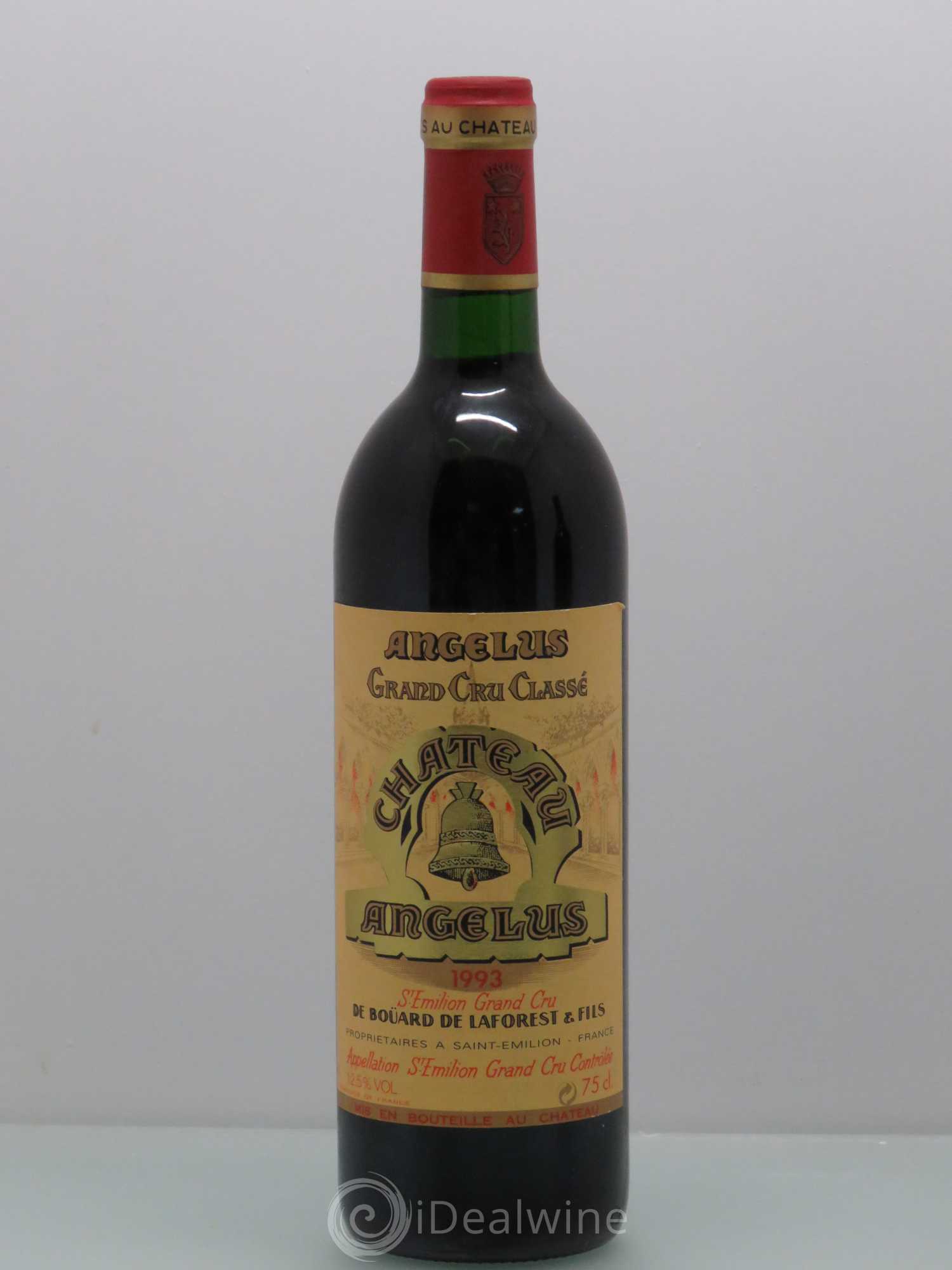 Château Angélus 1er Grand Cru Classé A 1993 - Lot de 1 bouteille - 0