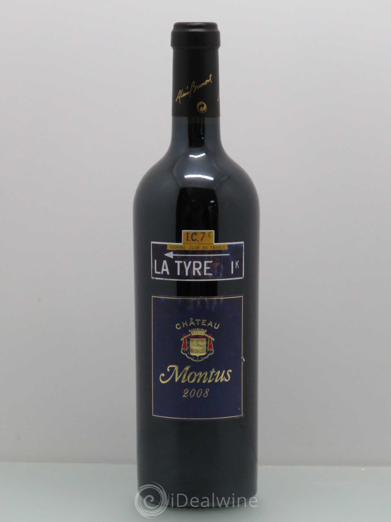 Madiran Château Montus-La Tyre Alain Brumont 2008 - Lot de 1 bouteille - 0