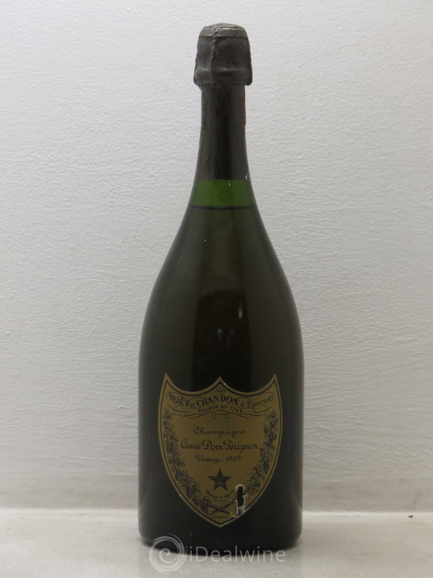 Grand Vintage Moët et Chandon Dom Pérignon 1969 - Lot de 1 bouteille - 0