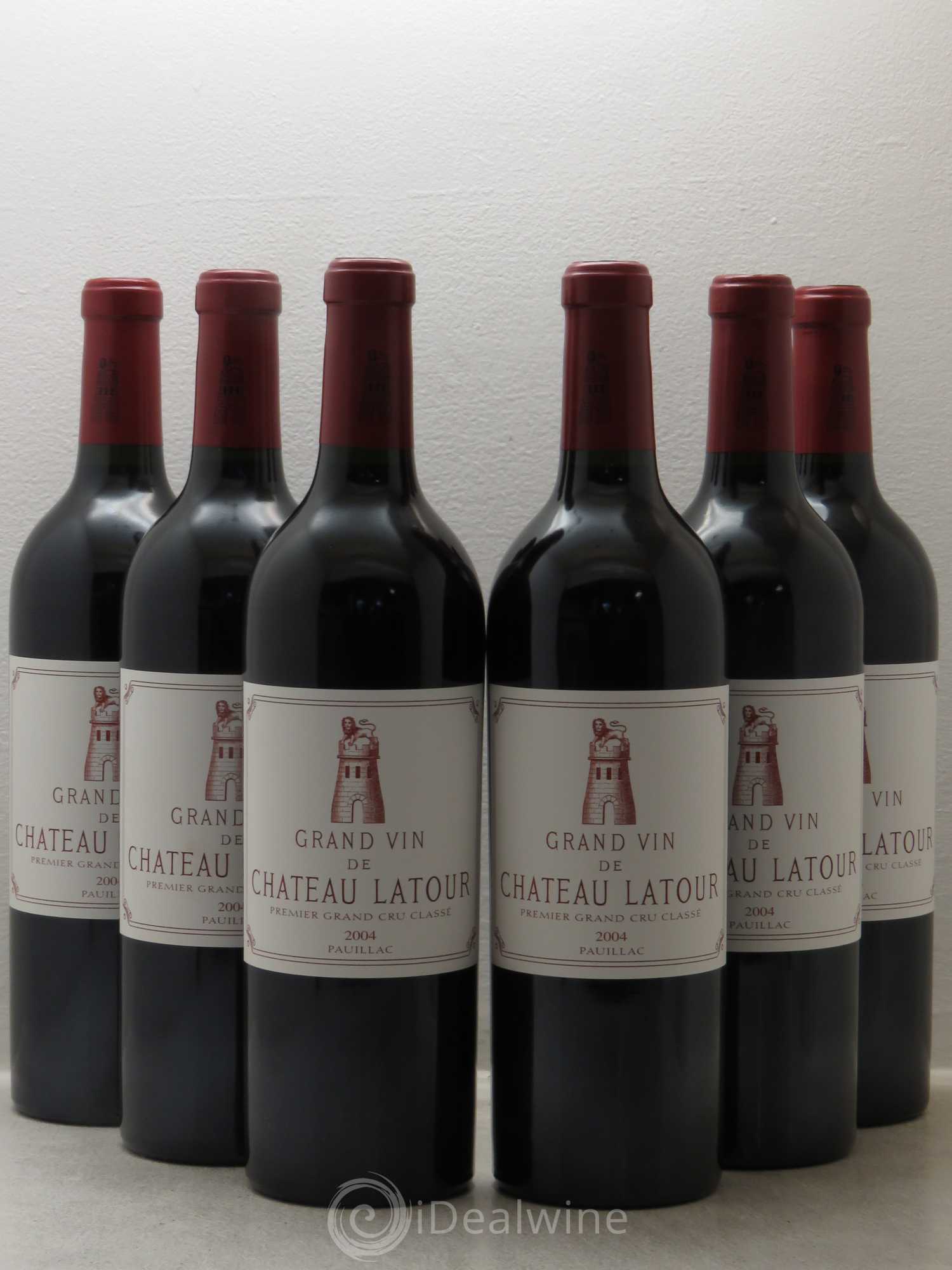 Château Latour 1er Grand Cru Classé 2004 - Lot de 6 bouteilles - 0
