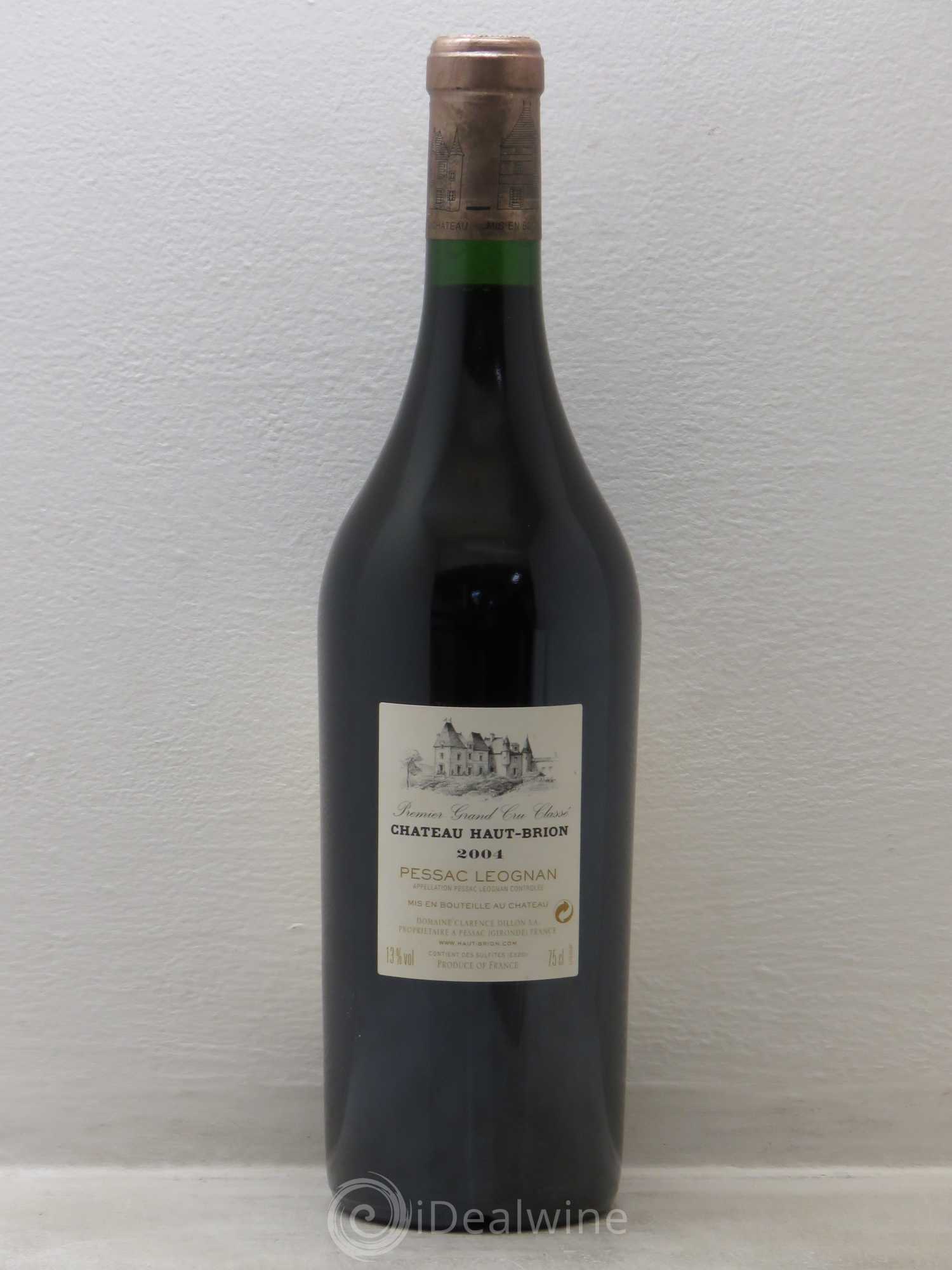 Château Haut Brion 1er Grand Cru Classé 2004 - Lot de 1 bouteille - 1