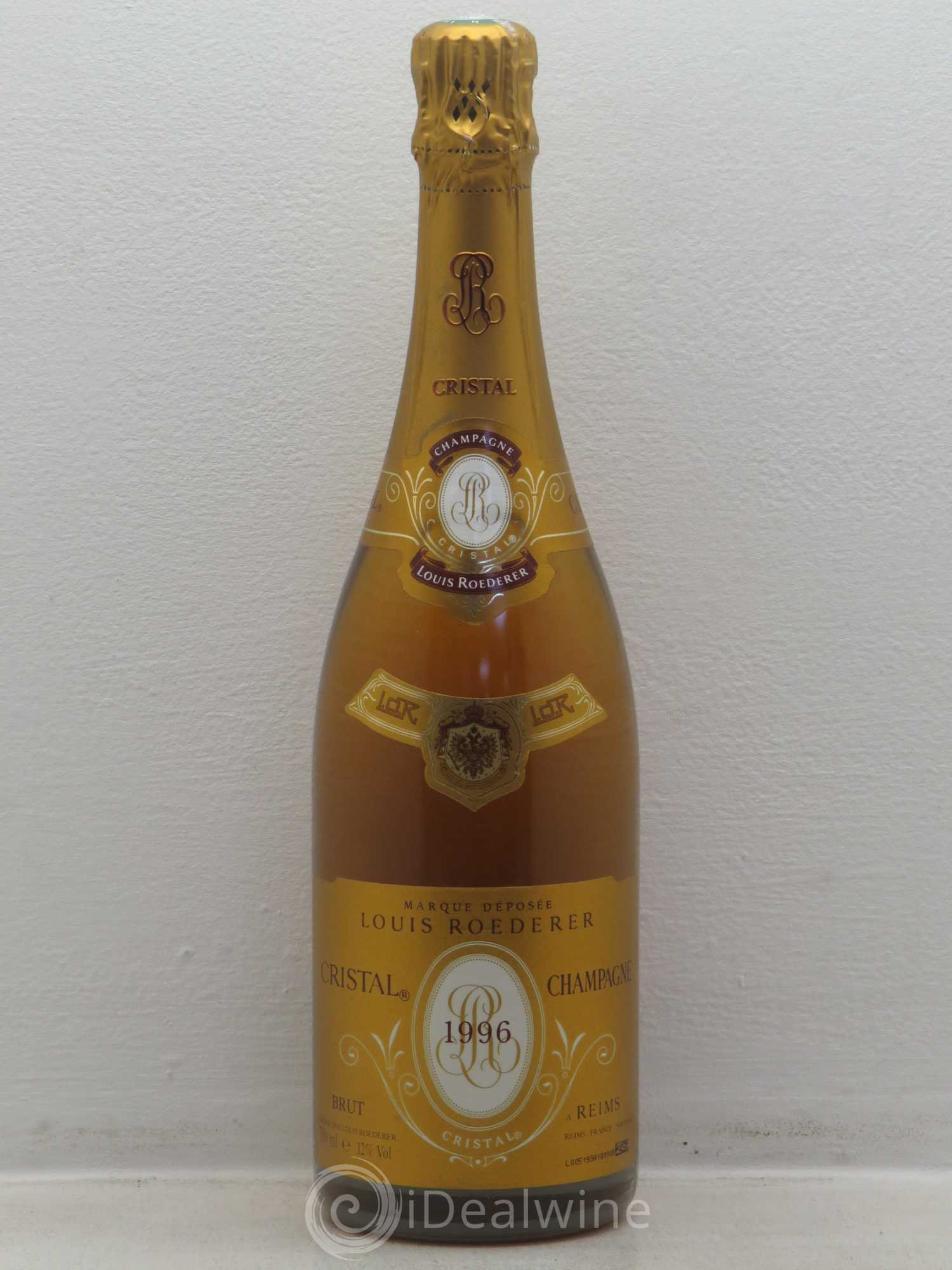 Cristal Louis Roederer 1996 - Lot de 1 bouteille - 0