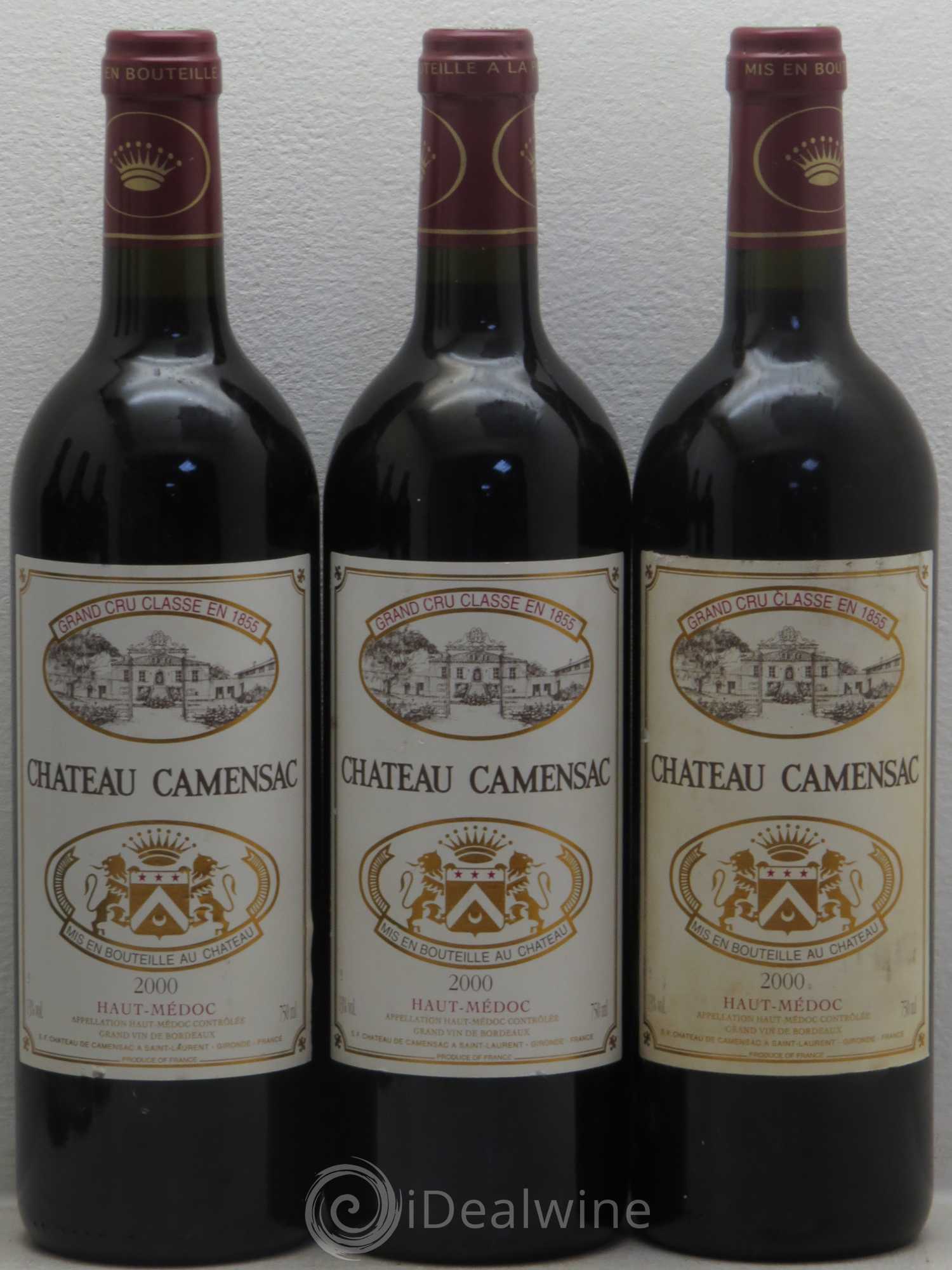 Château Camensac 5ème Grand Cru Classé (sans prix de réserve) 2000 - Lot de 6 bouteilles - 1