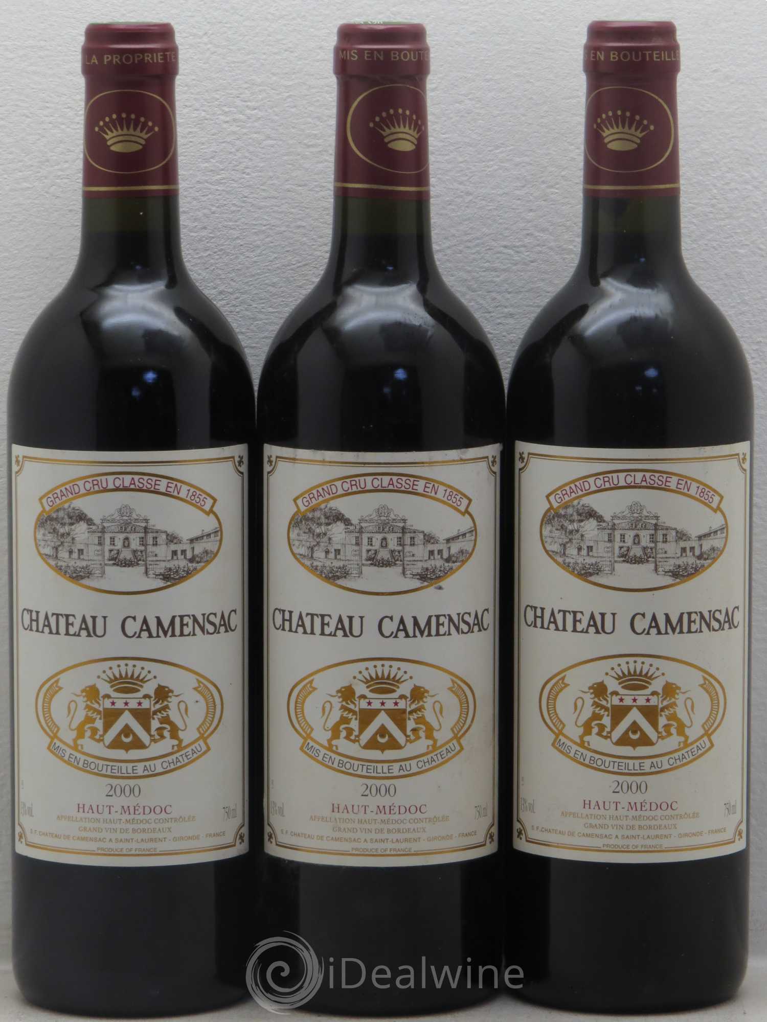 Château Camensac 5ème Grand Cru Classé (sans prix de réserve) 2000 - Lot de 6 bouteilles - 2
