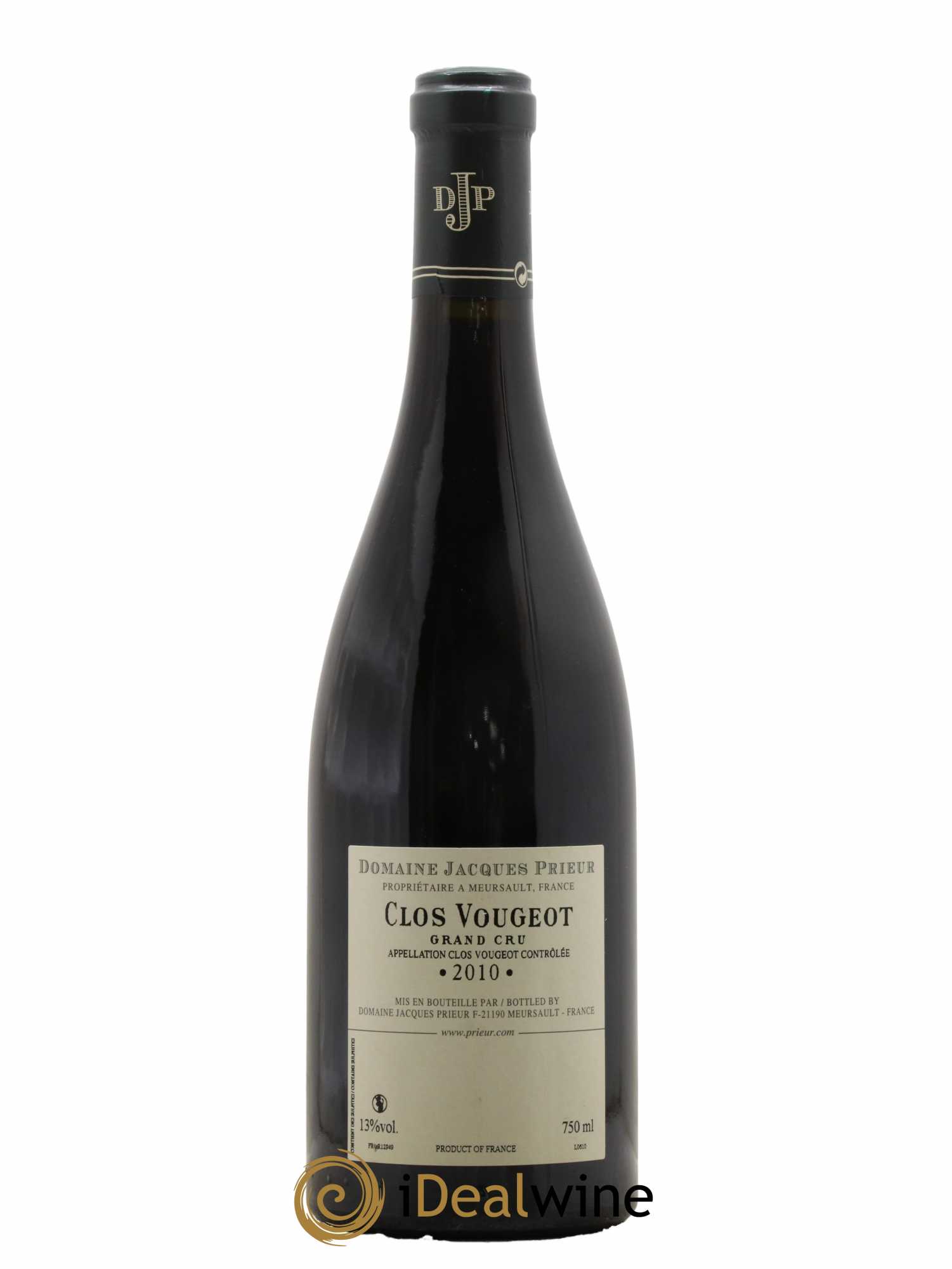Clos de Vougeot Grand Cru Jacques Prieur (Domaine) 2010 - Lot de 1 bouteille - 1