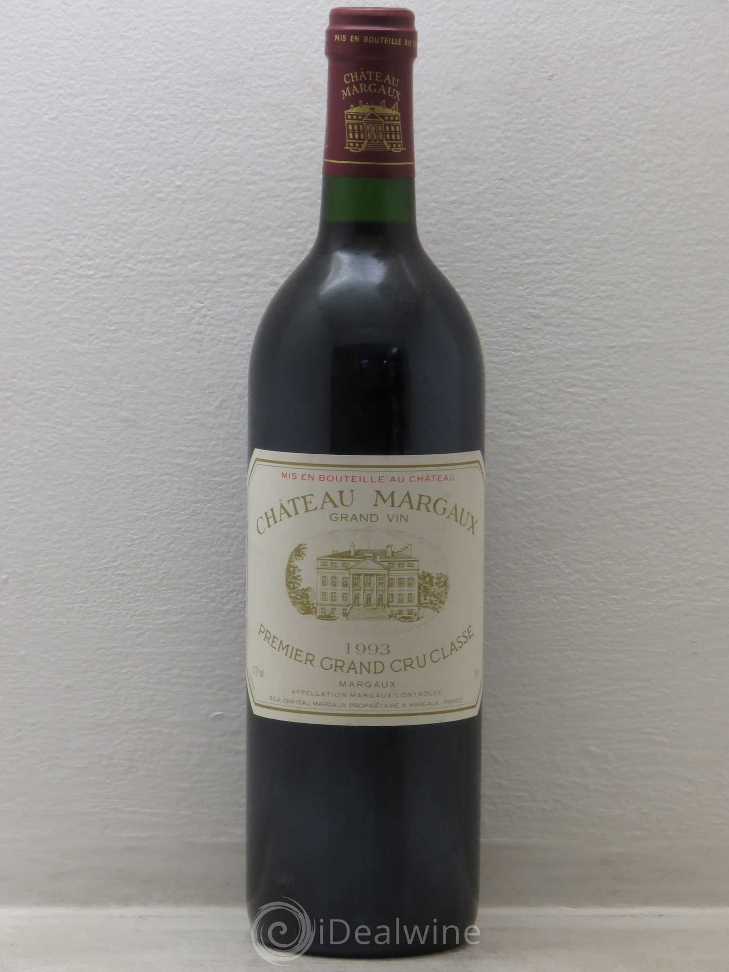Château Margaux 1er Grand Cru Classé 1993 - Lot de 1 bouteille - 0