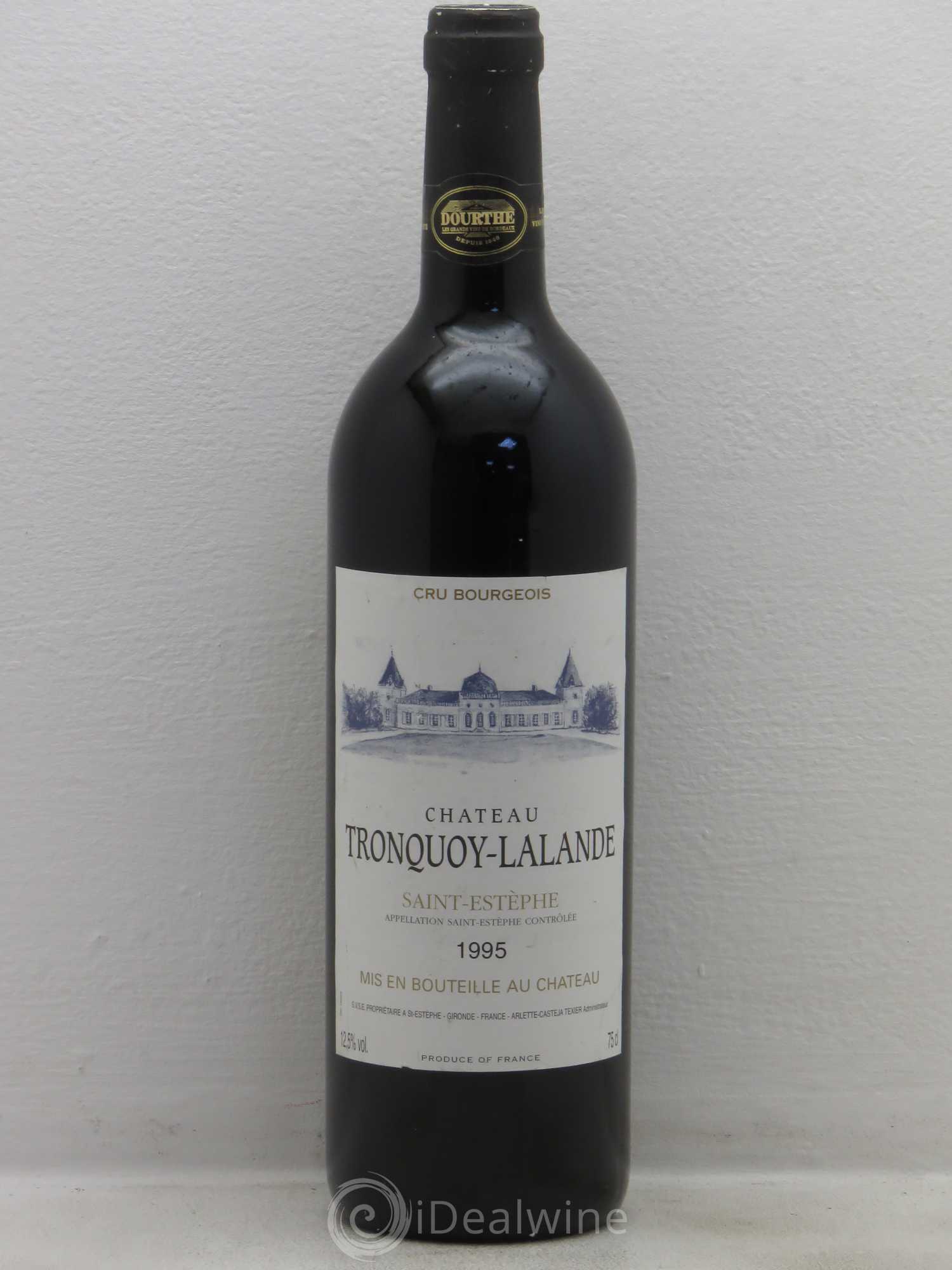 Château Tronquoy Lalande 1995 - Lot de 1 bouteille - 0