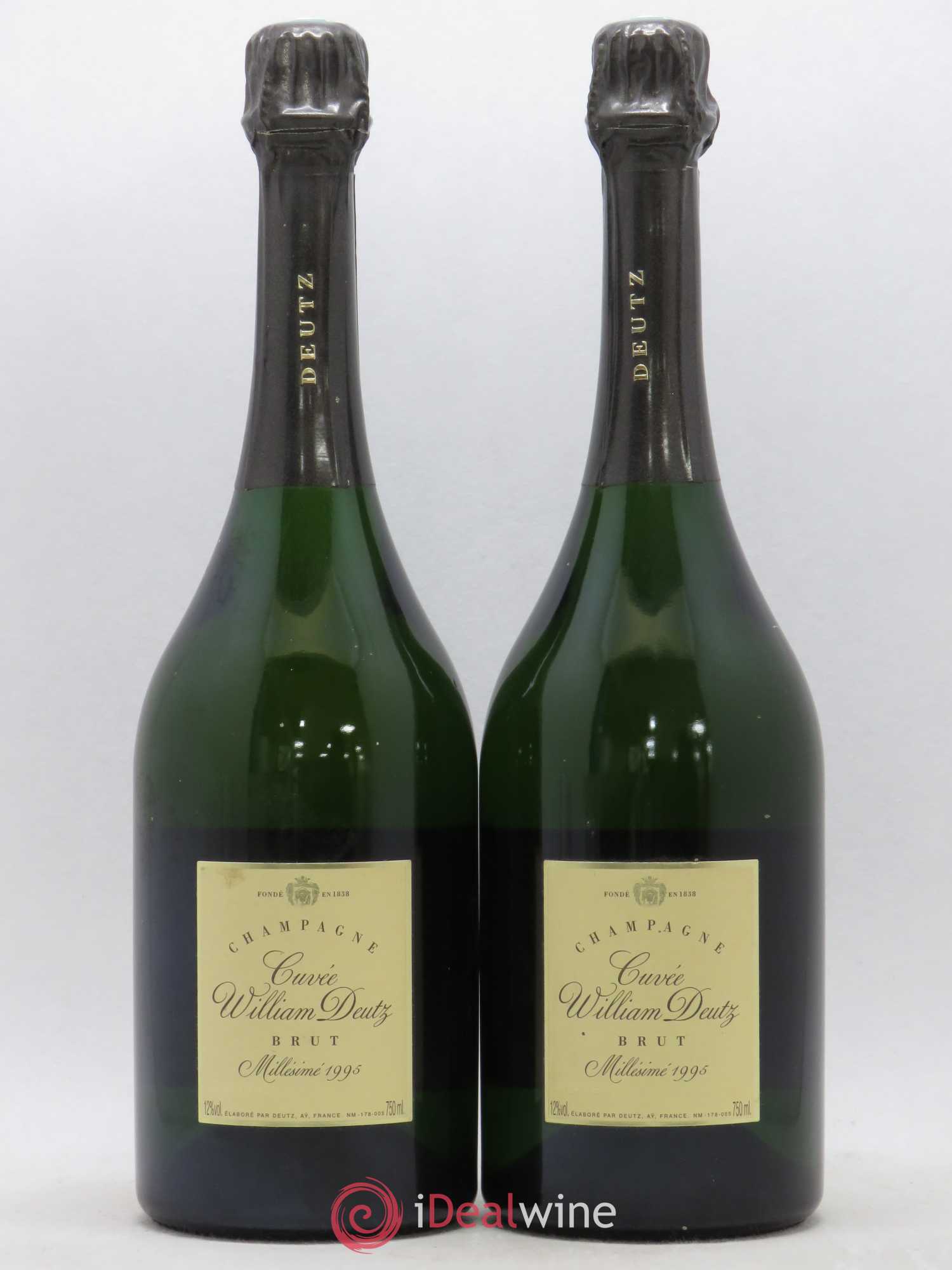 Cuvée William Deutz Deutz Brut 1995 - Lot de 2 bouteilles - 0