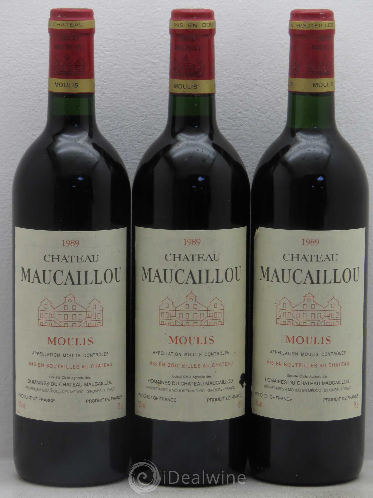 Château Maucaillou 1989 - Lot de 6 bouteilles - 2