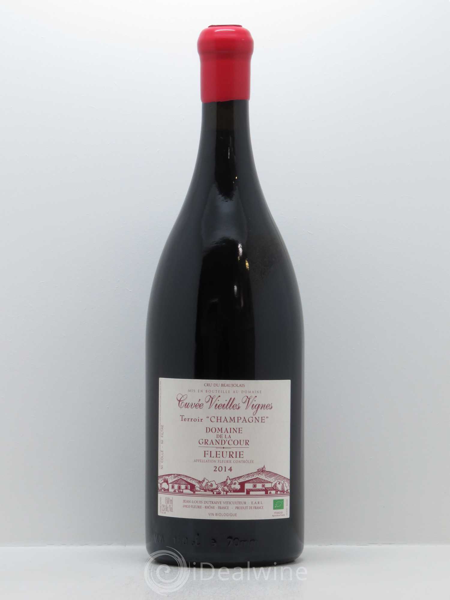 Fleurie Champagne - Cuvée Vieilles Vignes Grand'cour (Domaine de la) - Jean-Louis Dutraive 2014 - Lot de 1 magnum - 0