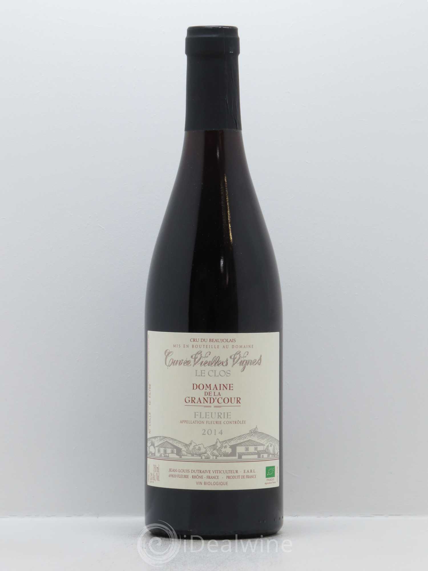 Fleurie Le Clos Vieilles Vignes Grand'cour (Domaine de la) - Jean-Louis Dutraive 2014 - Lot de 1 bouteille - 0