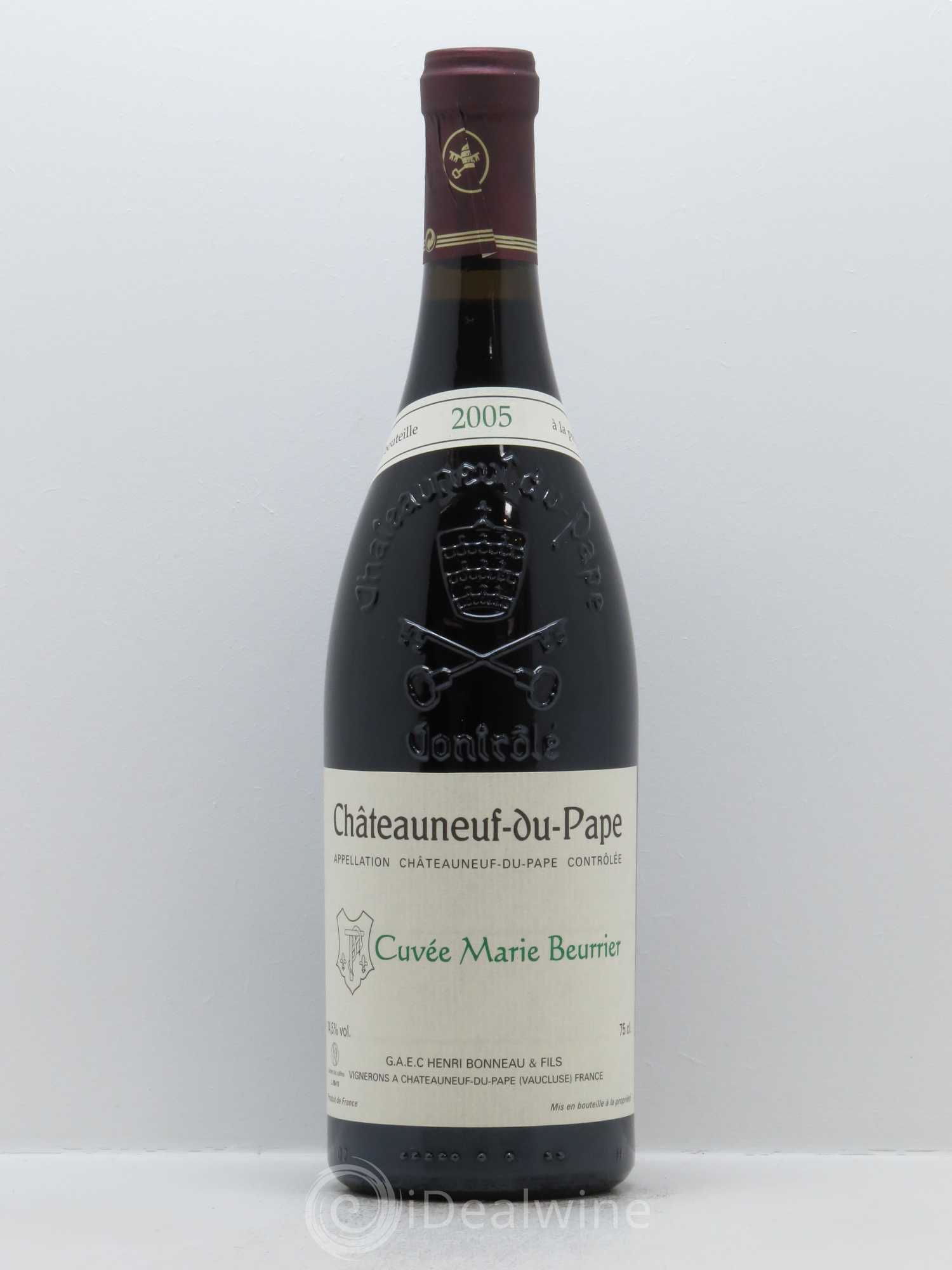 Châteauneuf-du-Pape Marie Beurrier Henri Bonneau & Fils 2005 - Lot de 1 bouteille - 0