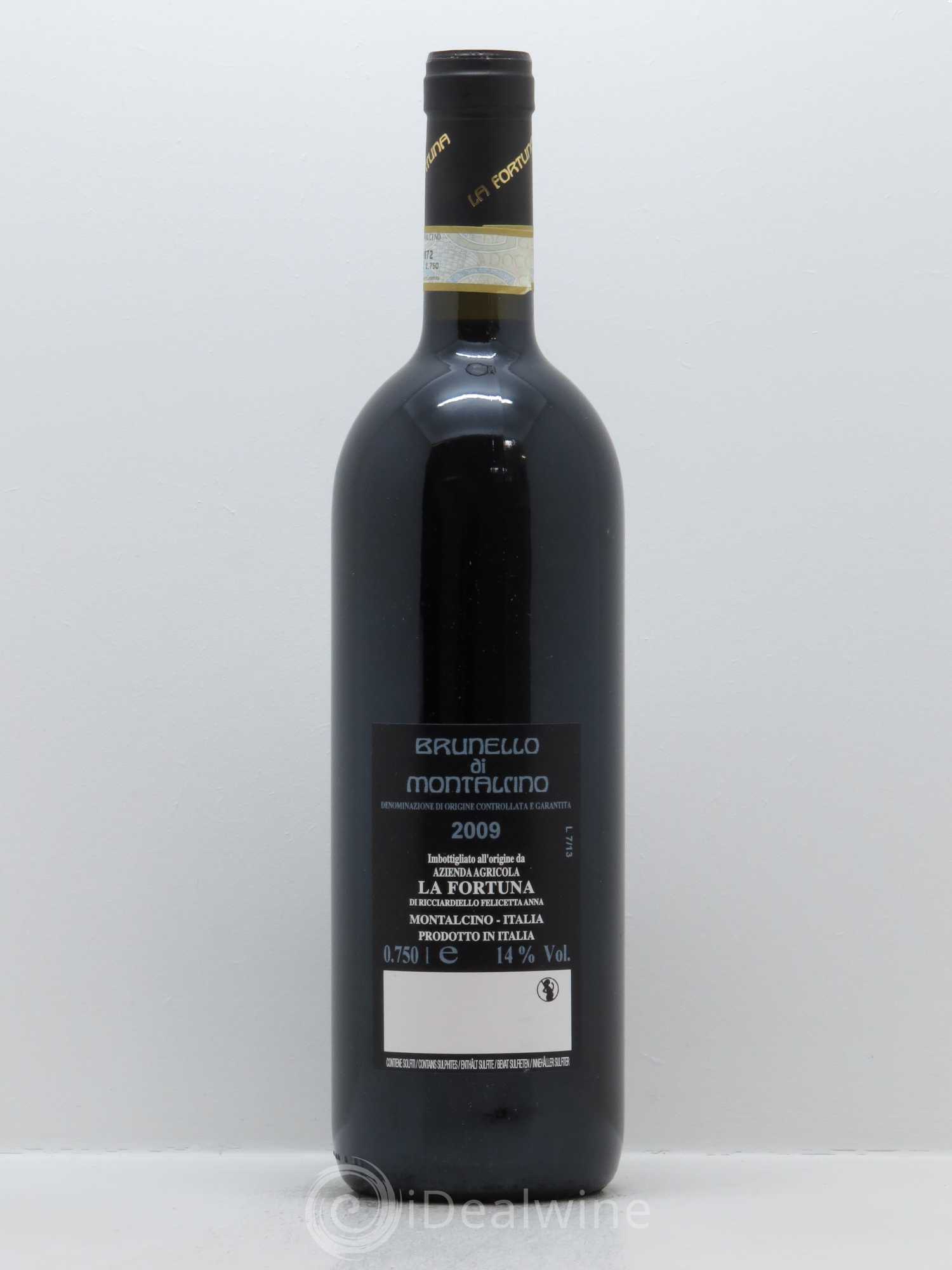 Brunello di Montalcino DOCG La Fortuna 2009 - Lot de 1 bouteille - 1