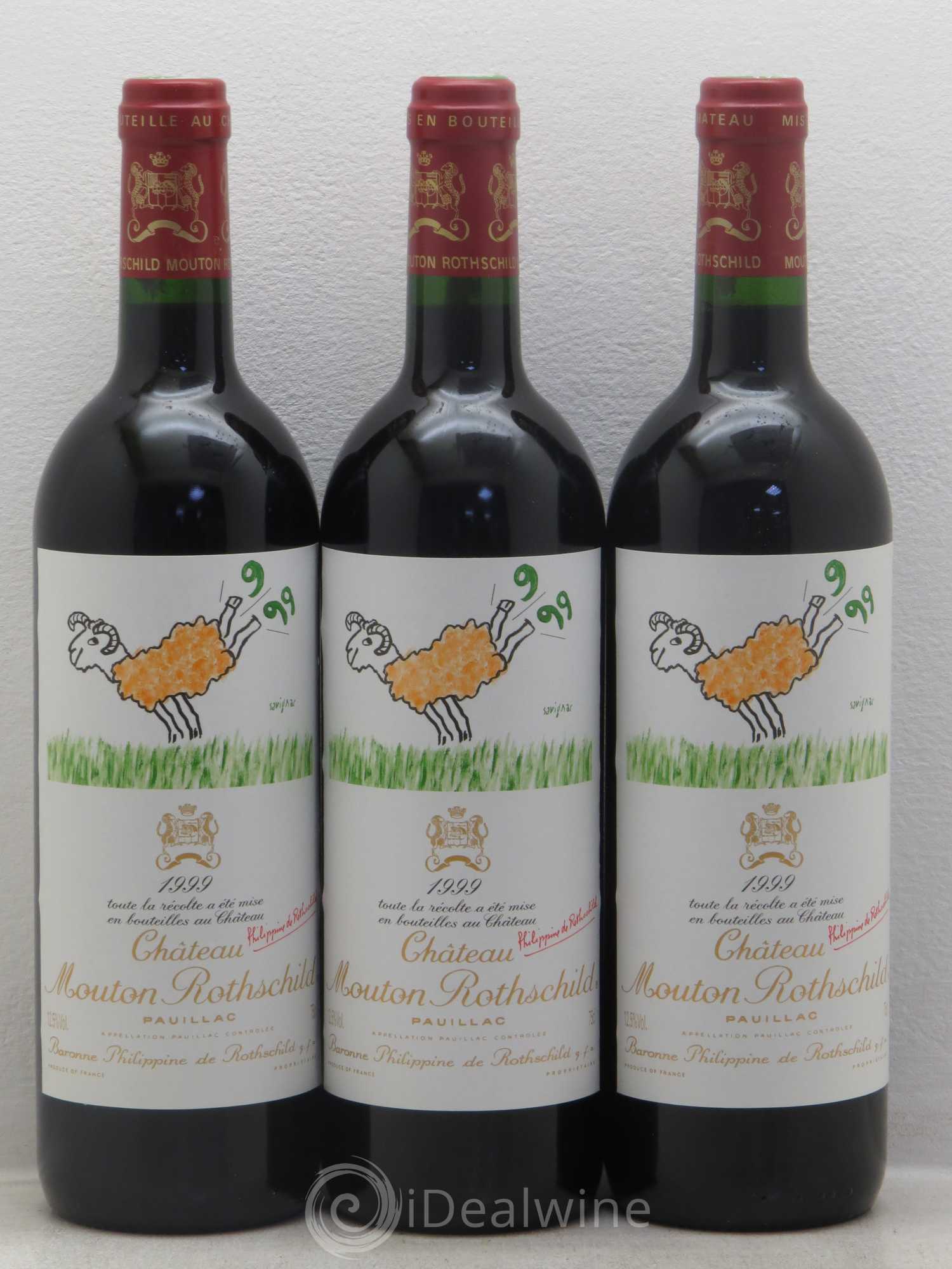 Château Mouton Rothschild 1er Grand Cru Classé 1999 - Lot de 12 bouteilles - 4