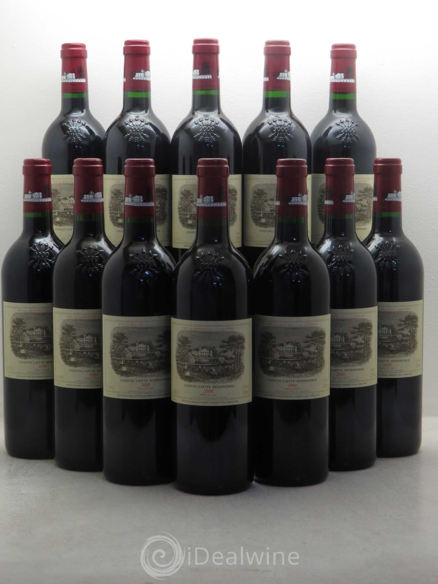 Château Lafite Rothschild 1er Grand Cru Classé 2000 - Lot de 12 bouteilles - 0