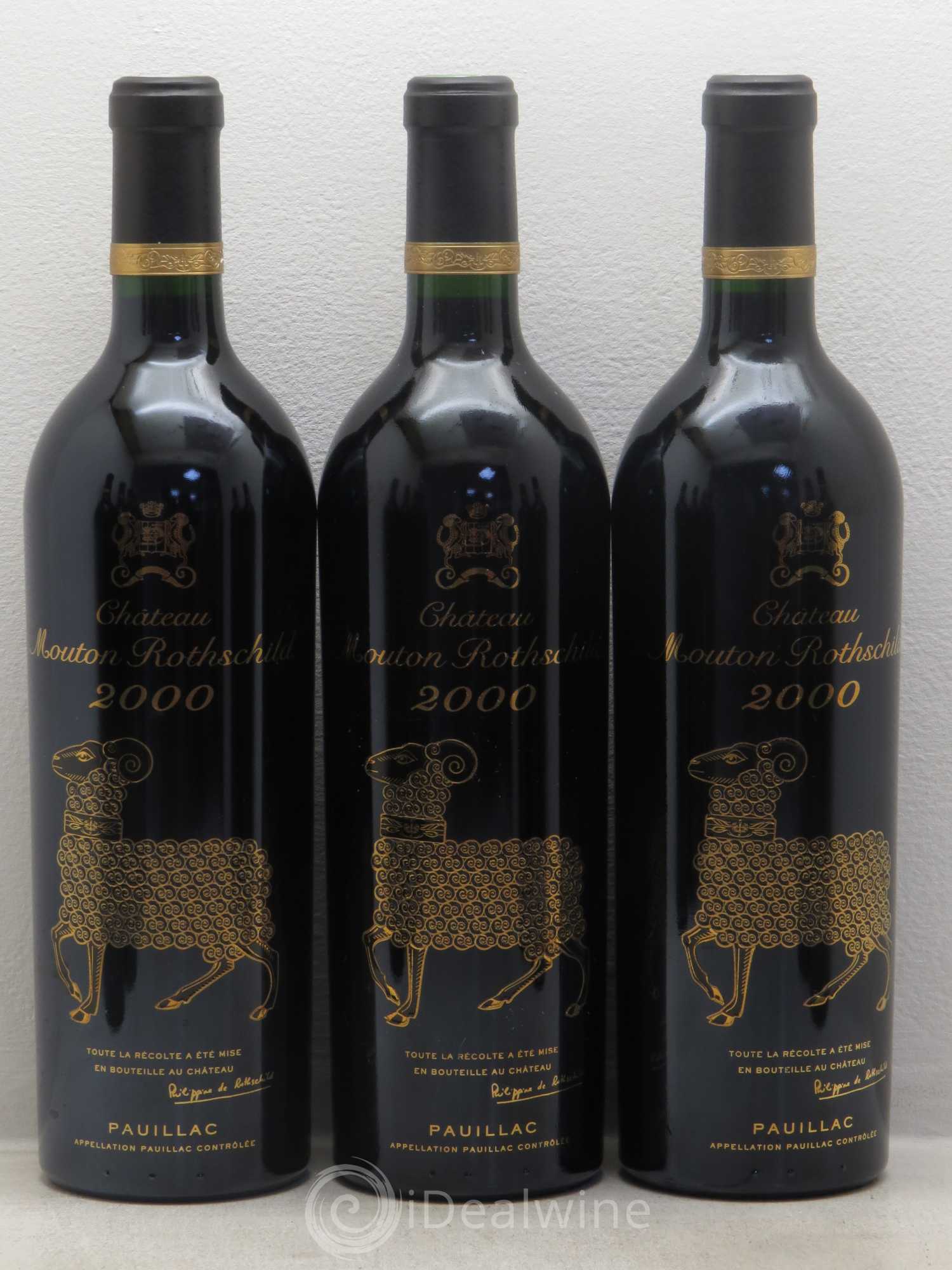 Château Mouton Rothschild 1er Grand Cru Classé 2000 - Lot de 12 bouteilles - 2