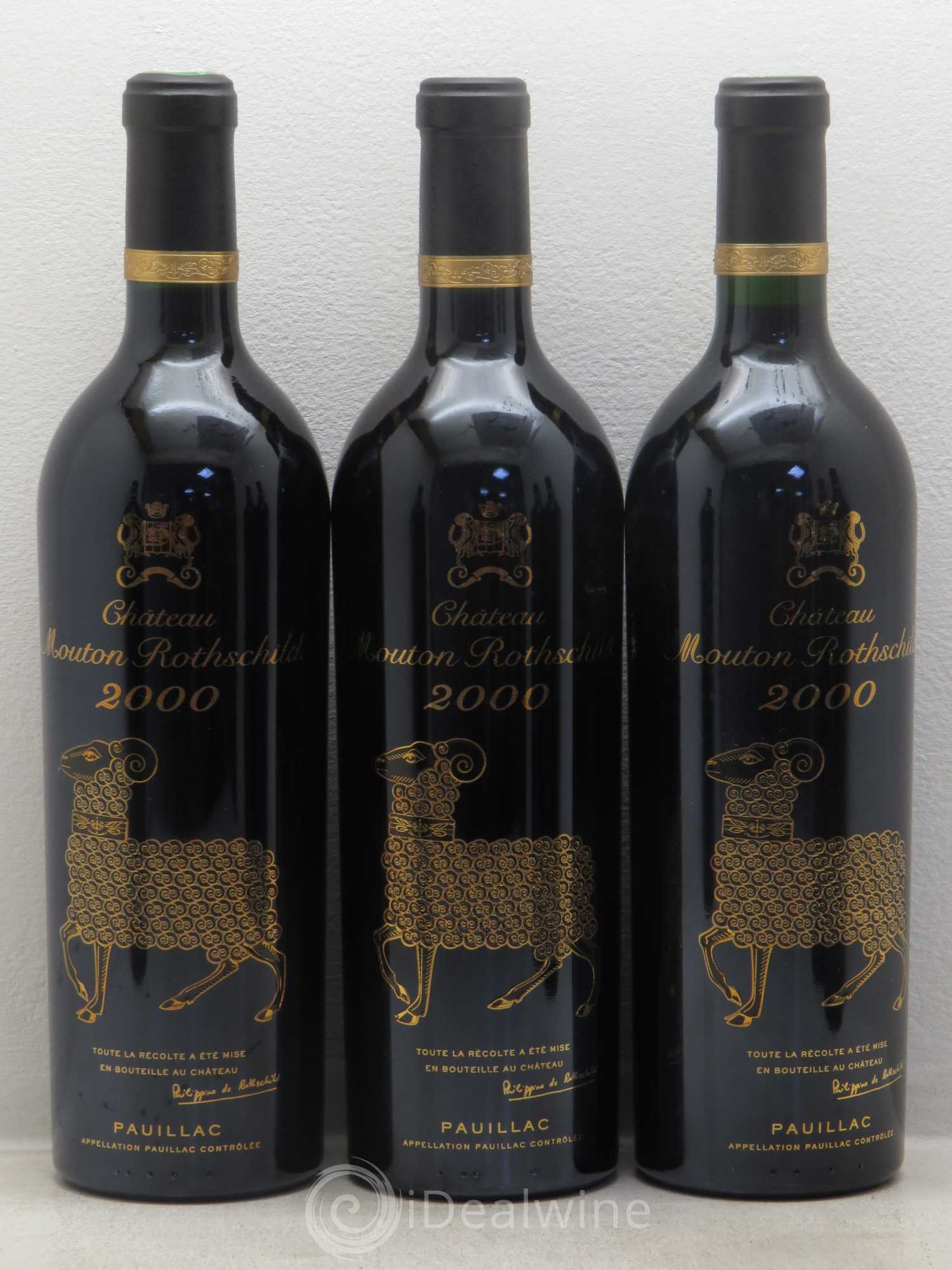 Château Mouton Rothschild 1er Grand Cru Classé 2000 - Lot de 12 bouteilles - 3