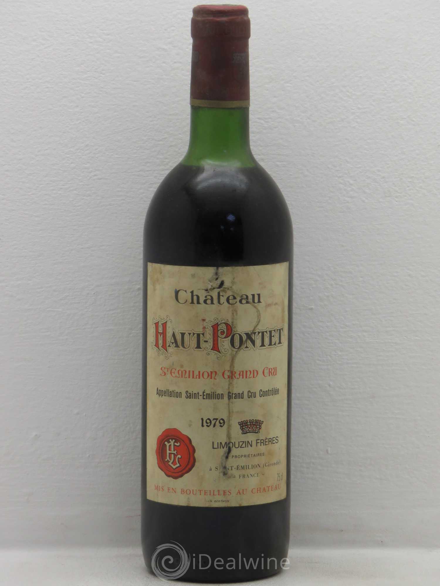 Bordeaux Saint Emilion Grand Cru Haut-Pontet 1979 - Posten von 1 Flasche - 0