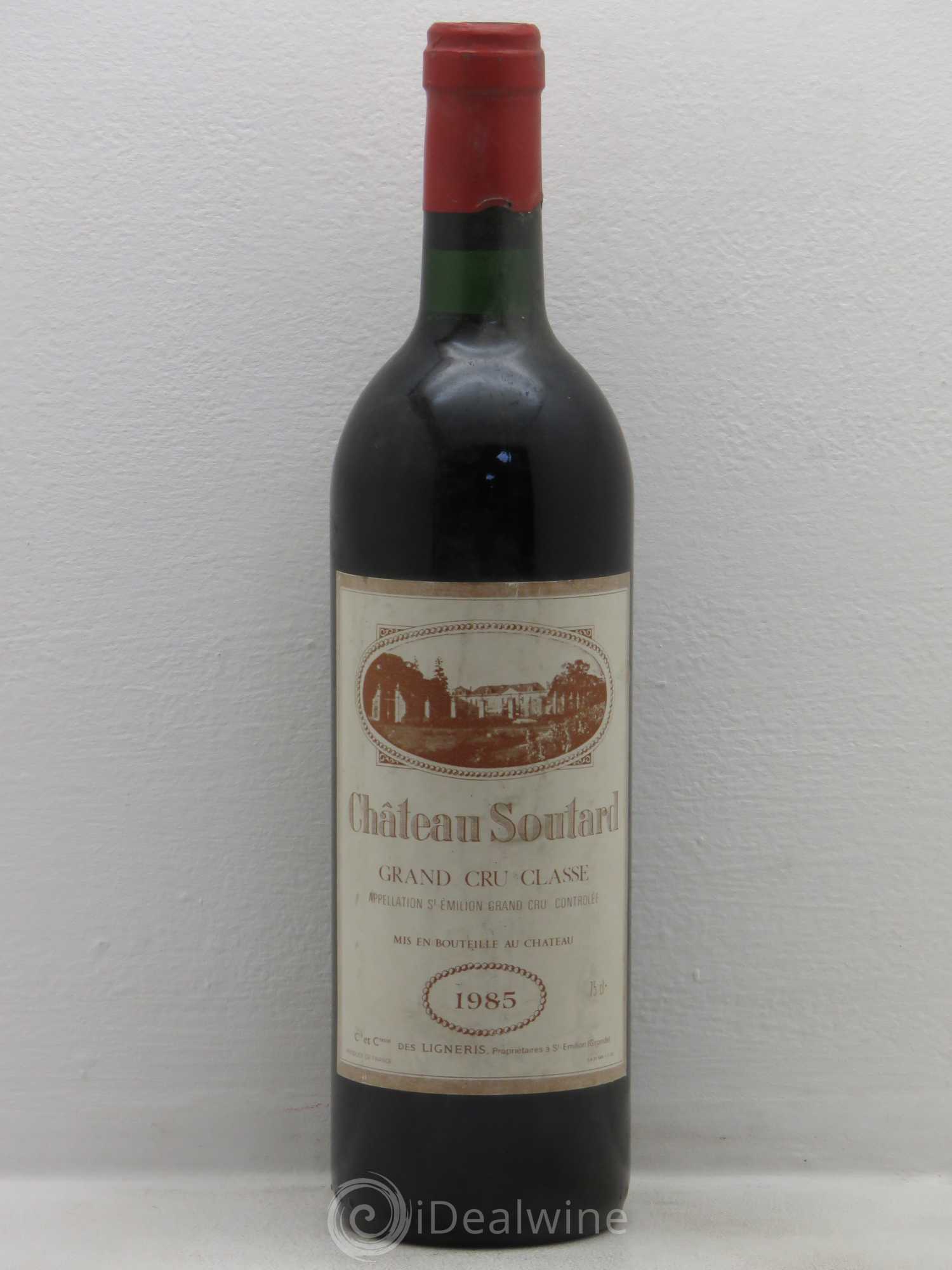 Château Soutard Grand Cru Classé 1985 - Lot de 1 bouteille - 0