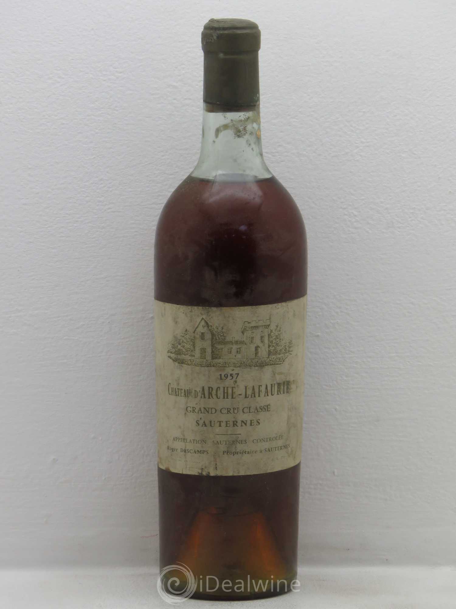 Sauternes Château d'Arche Lafaurie 1957 - Posten von 1 Flasche - 0