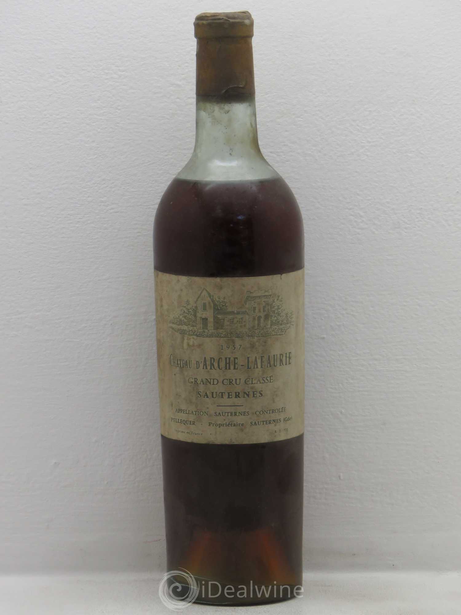 Sauternes Château d'Arche Lafaurie 1957 - Posten von 1 Flasche - 0