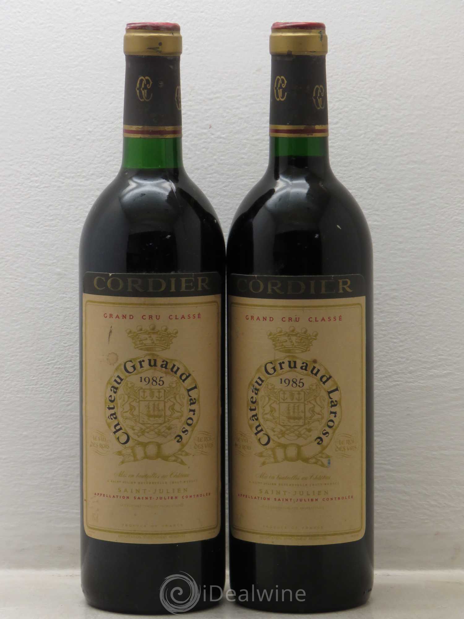 Château Gruaud Larose 2ème Grand Cru Classé 1985 - Lot de 2 bouteilles - 0
