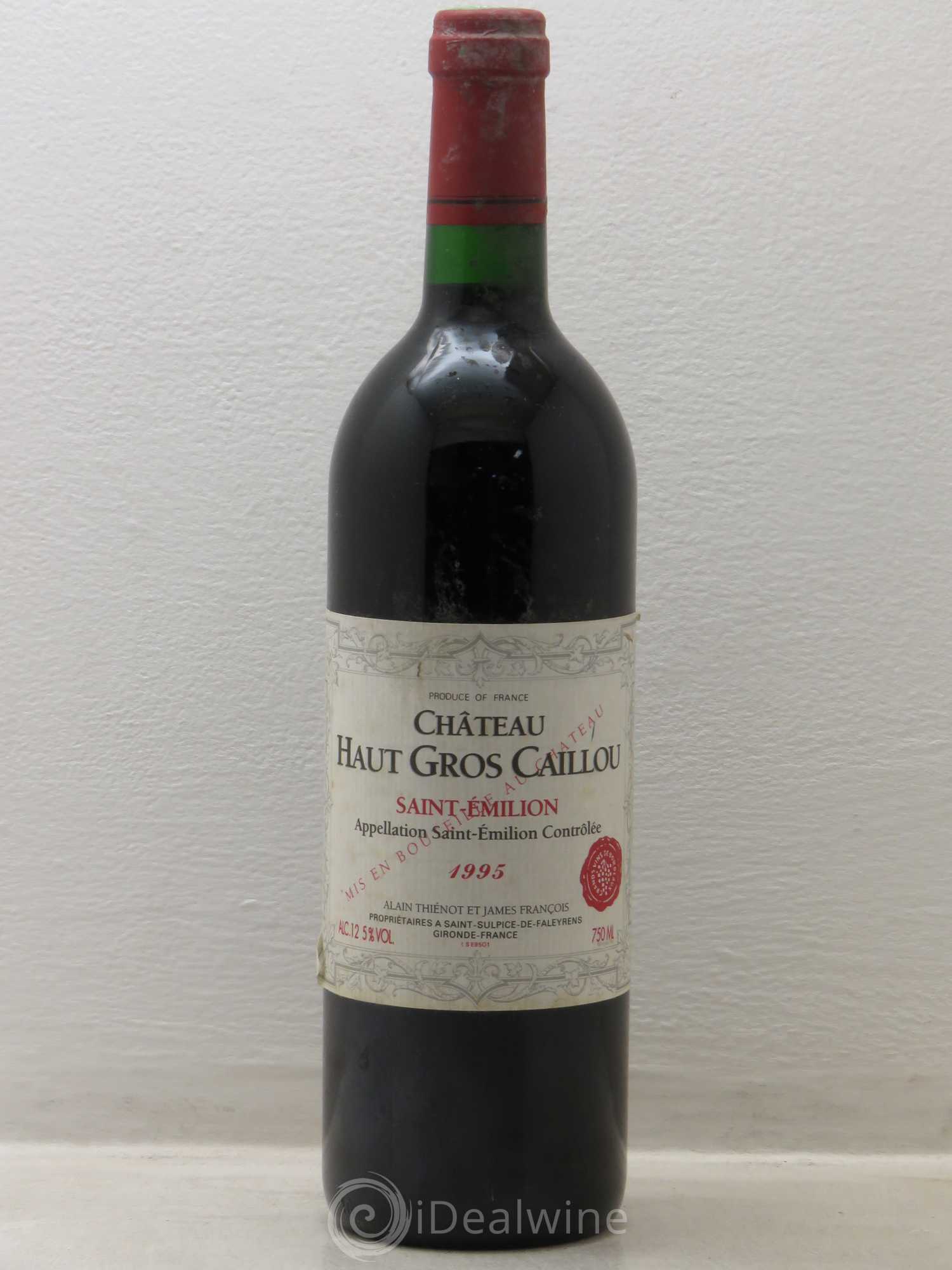 Château Haut Gros Caillou (sans prix de réserve) 1995 - Lot de 1 bouteille - 0