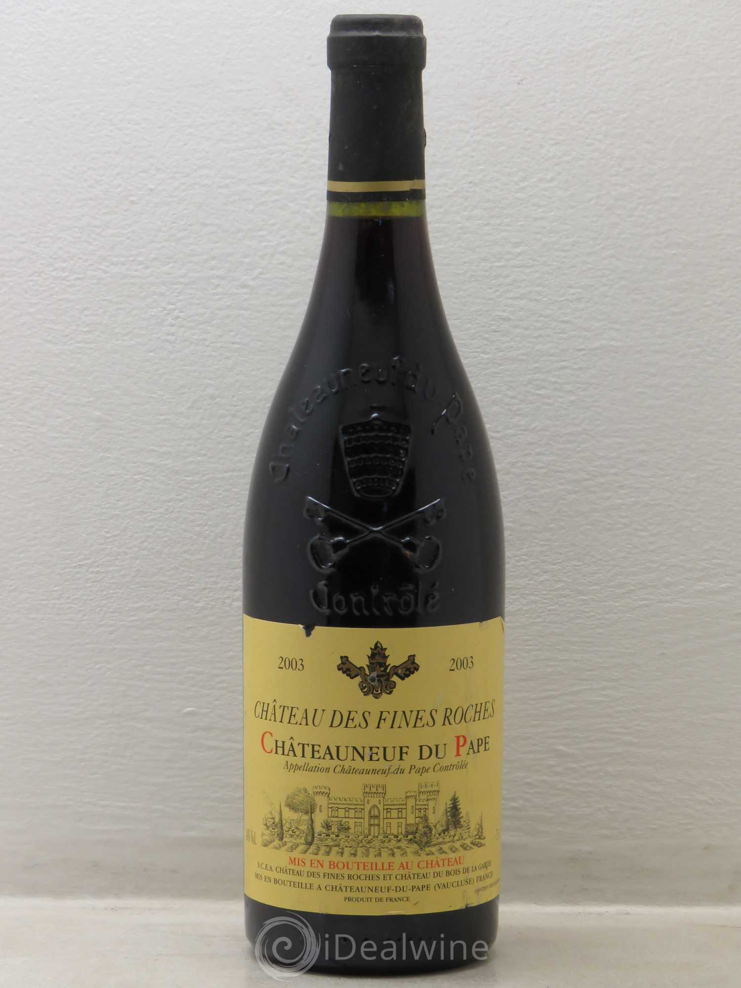 Châteauneuf-du-Pape Fines Roches 2003 - Lot de 1 bouteille - 0