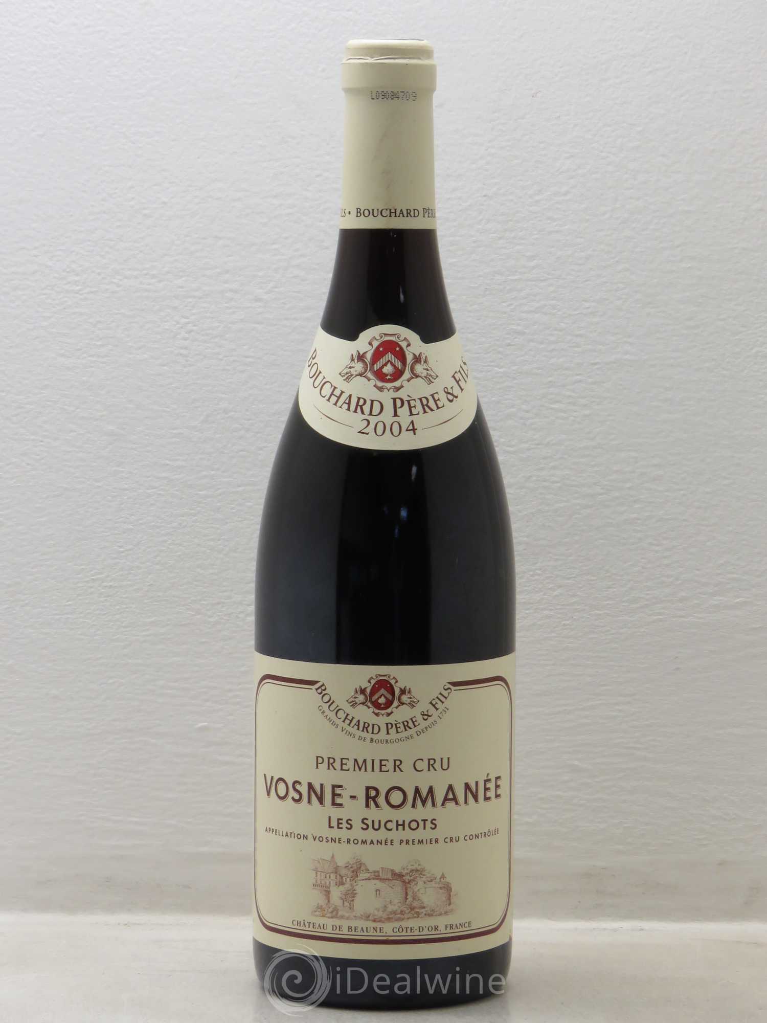 Vosne-Romanée 1er Cru Les Suchots Bouchard Père & Fils (sans prix de réserve) 2004 - Lot de 1 bouteille - 0