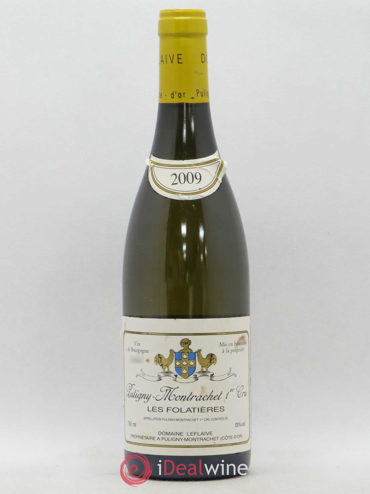 Puligny-Montrachet 1er Cru Les Folatières Leflaive (Domaine) 2009 - Lot de 1 bouteille - 0