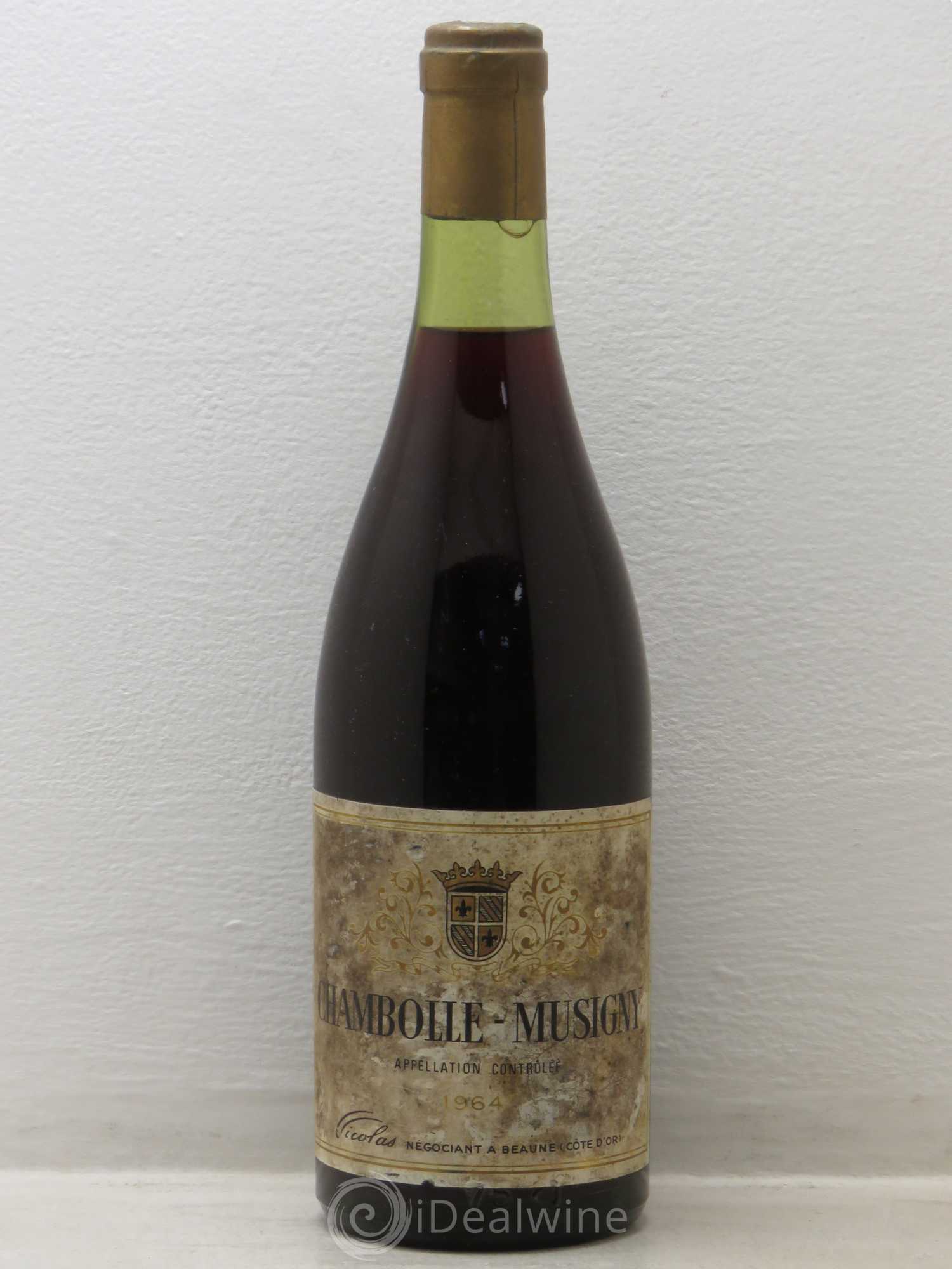 Chambolle-Musigny Nicolas 1964 - Lot de 1 bouteille - 0