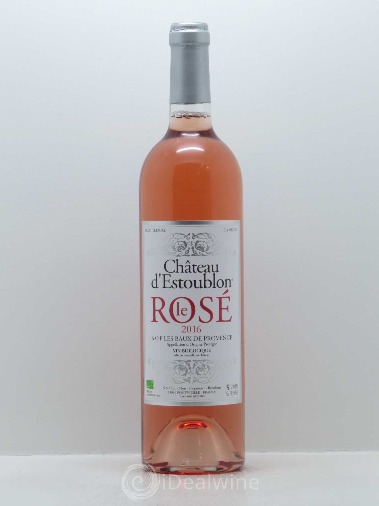 Baux de Provence Château d'Estoublon 2016 - Lot de 1 bouteille - 0