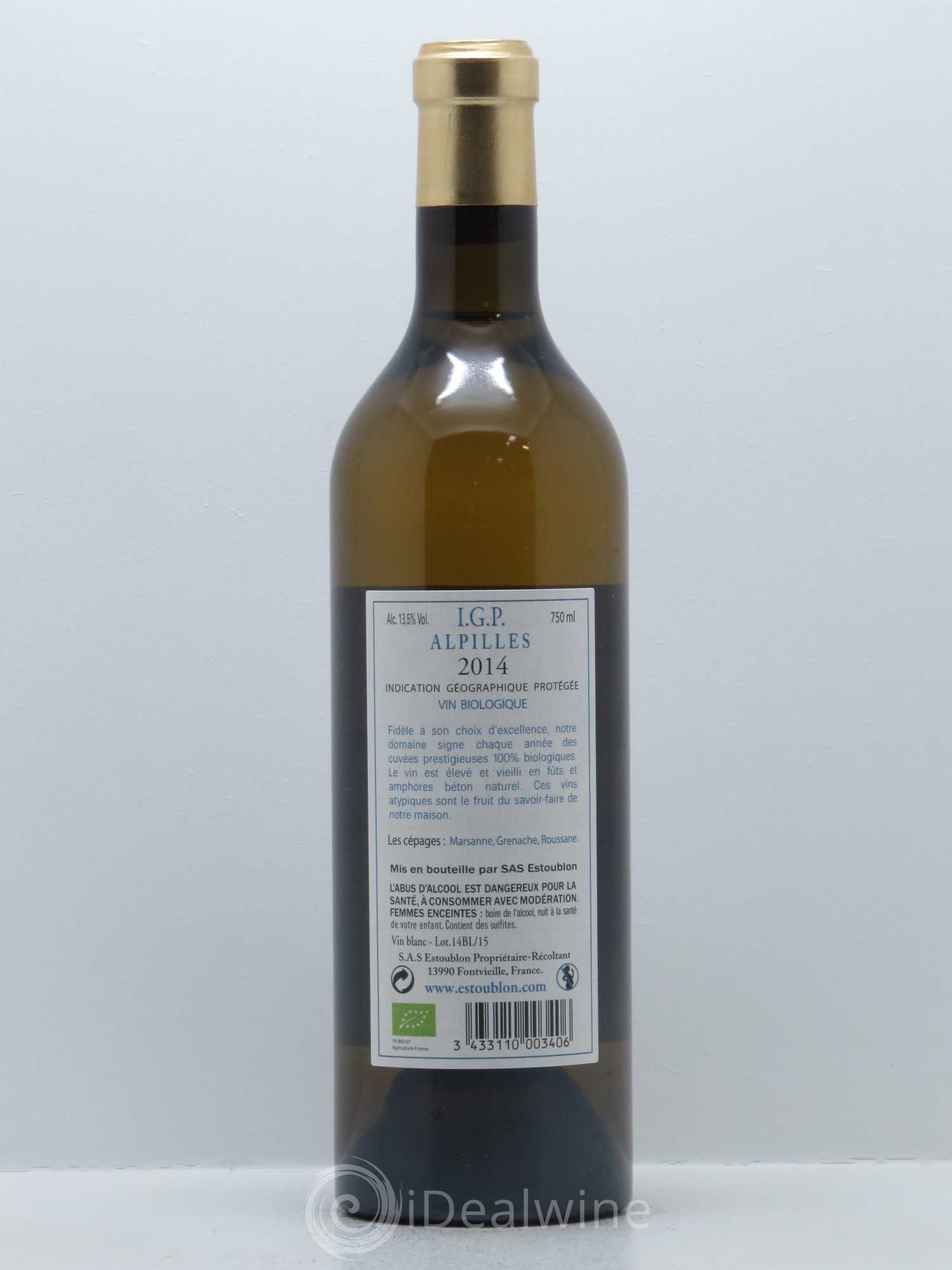 Alpilles Château d'Estoublon 2014 - Lot de 1 bouteille - 1