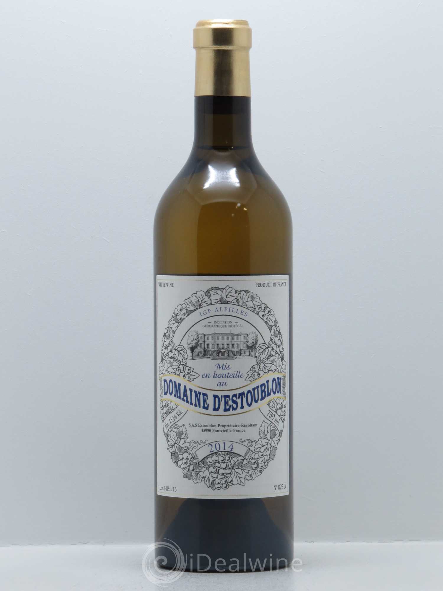 Alpilles Château d'Estoublon 2014 - Lot de 1 bouteille - 0