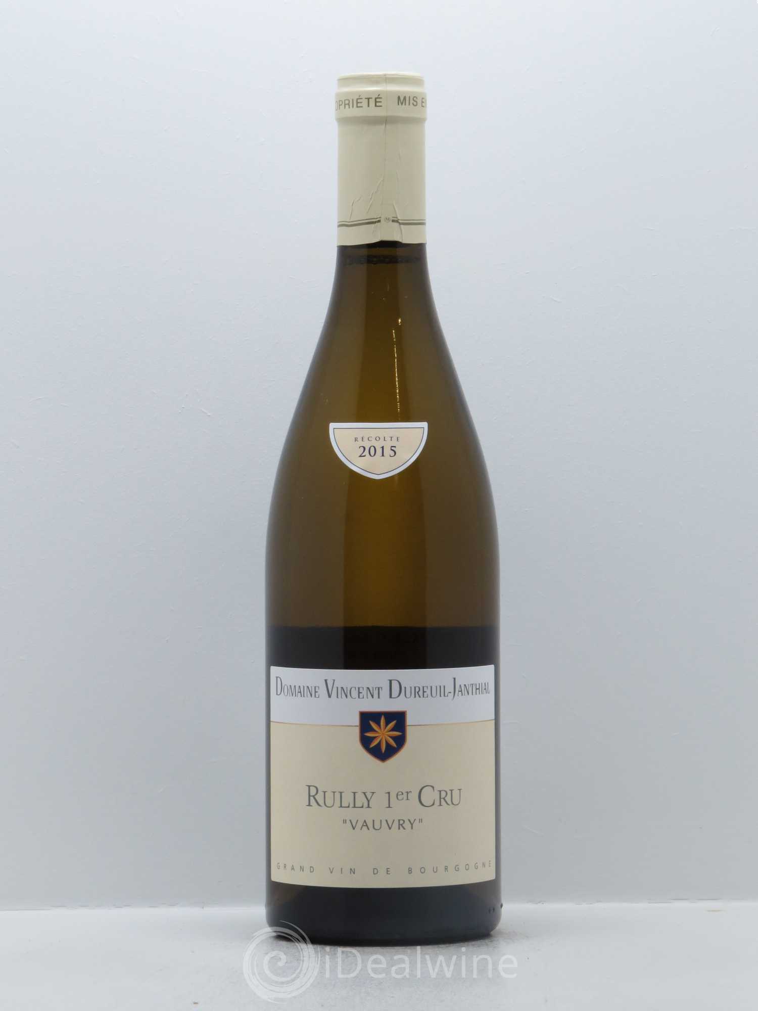 Rully 1er Cru Vauvry Vincent Dureuil-Janthial 2015 - Lot de 1 bouteille - 0